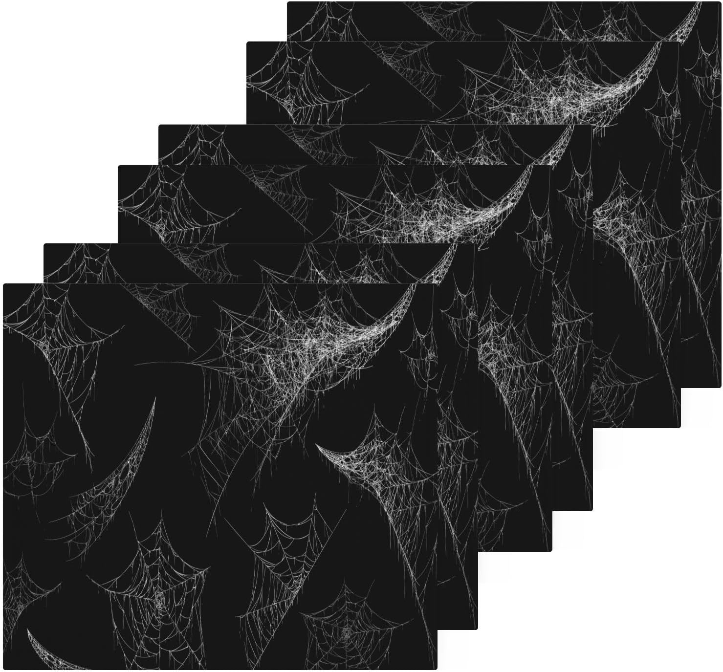 Halloween Spider Web Washcloth Set