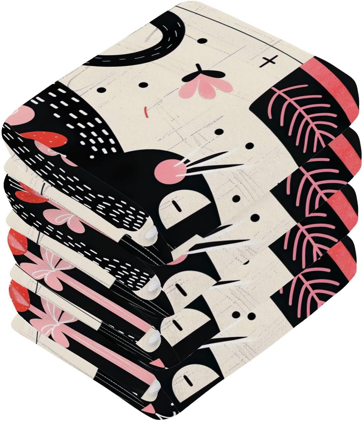 Yettastbin Washcloth Set for Cats