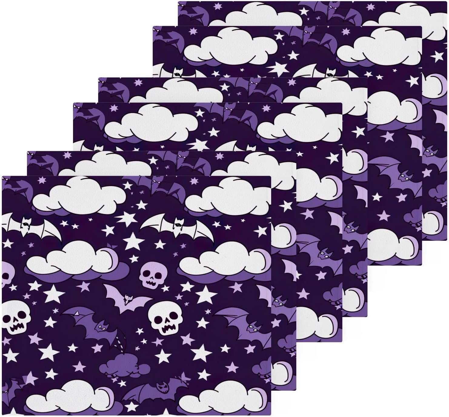 Perfect Halloween Bat Washcloth 2-Pack Soft Absorbent Halloween_cm