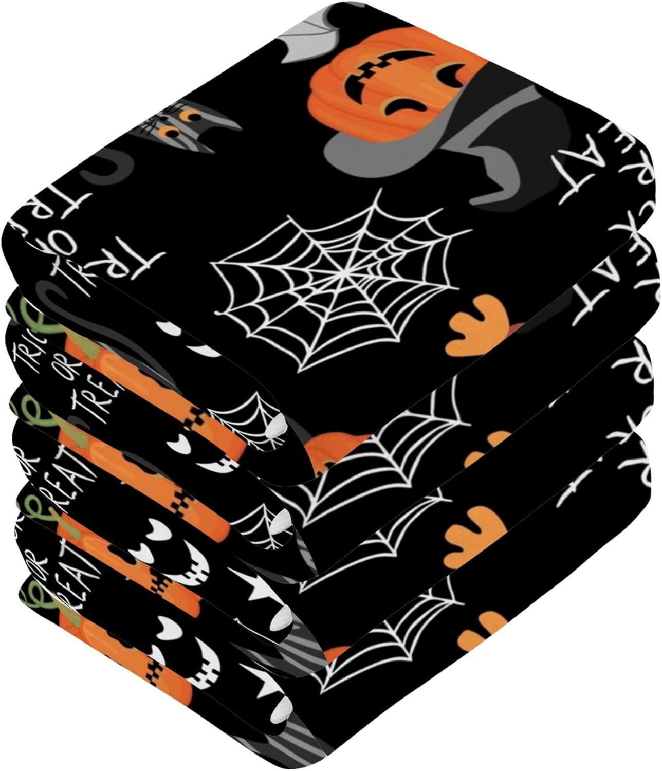 Xigua Happy Halloween Washcloth Set - 12x12-inch