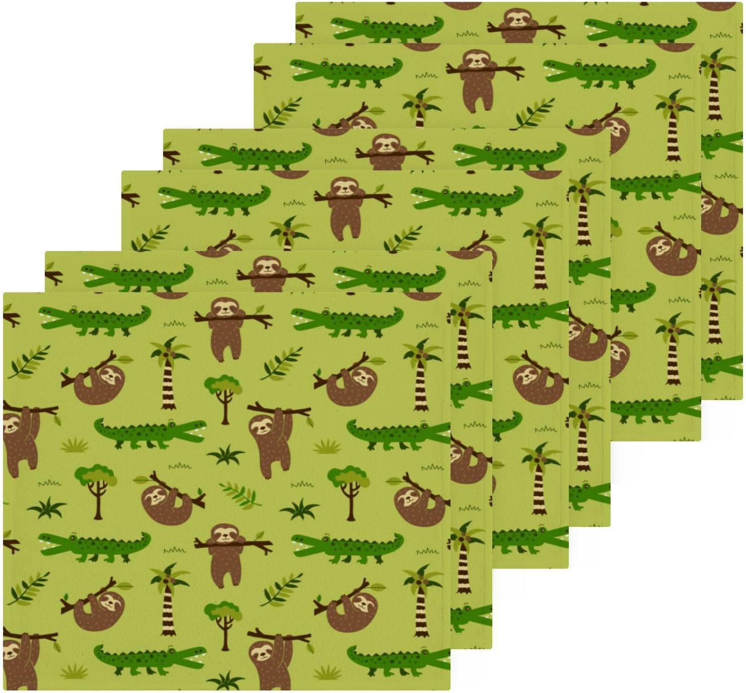 Perfectly Plush Sloth Washcloths 2-Pack
