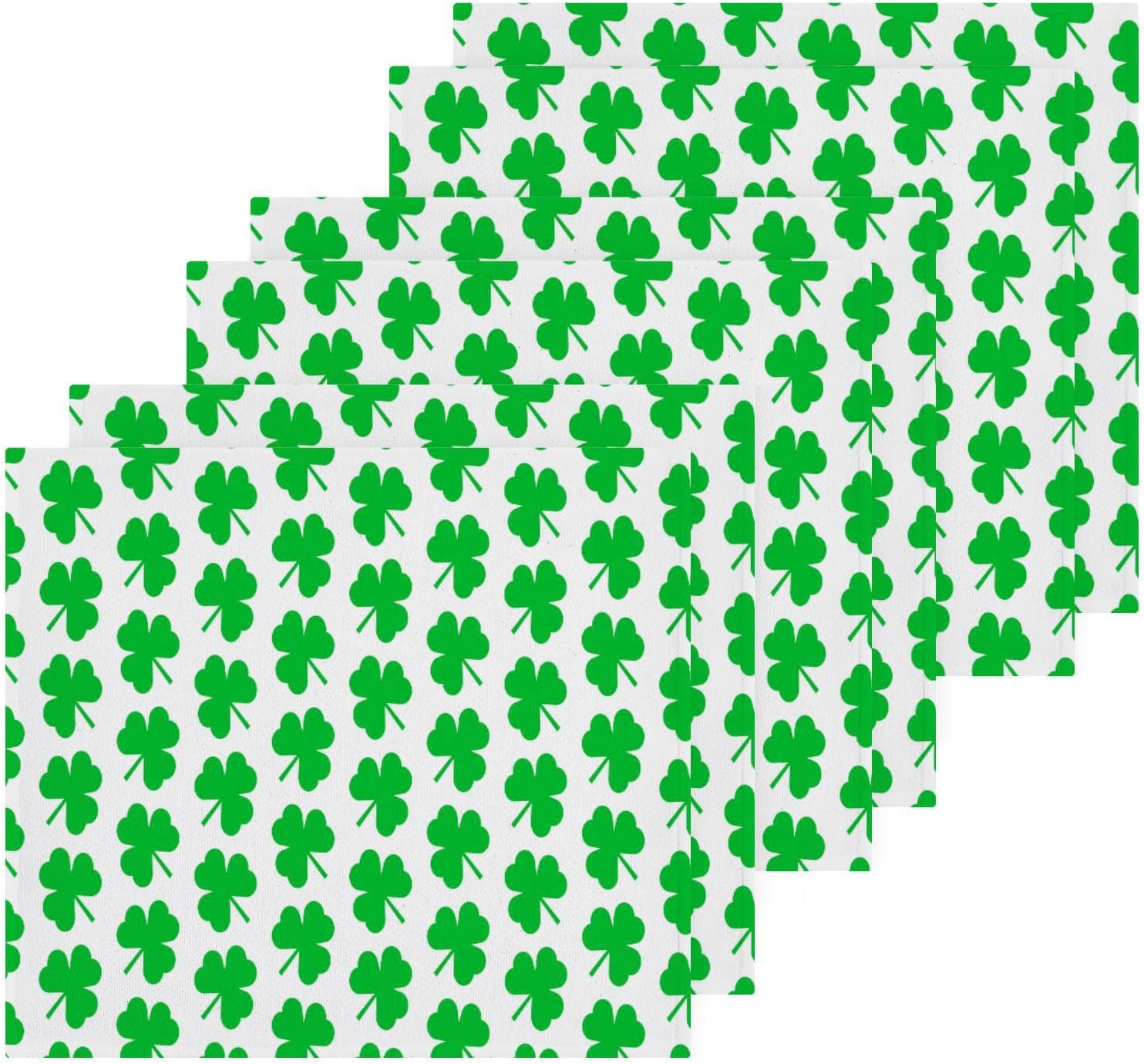 St Patrick Day Washcloths 2 Pack Soft Absorbent Cotton Towels