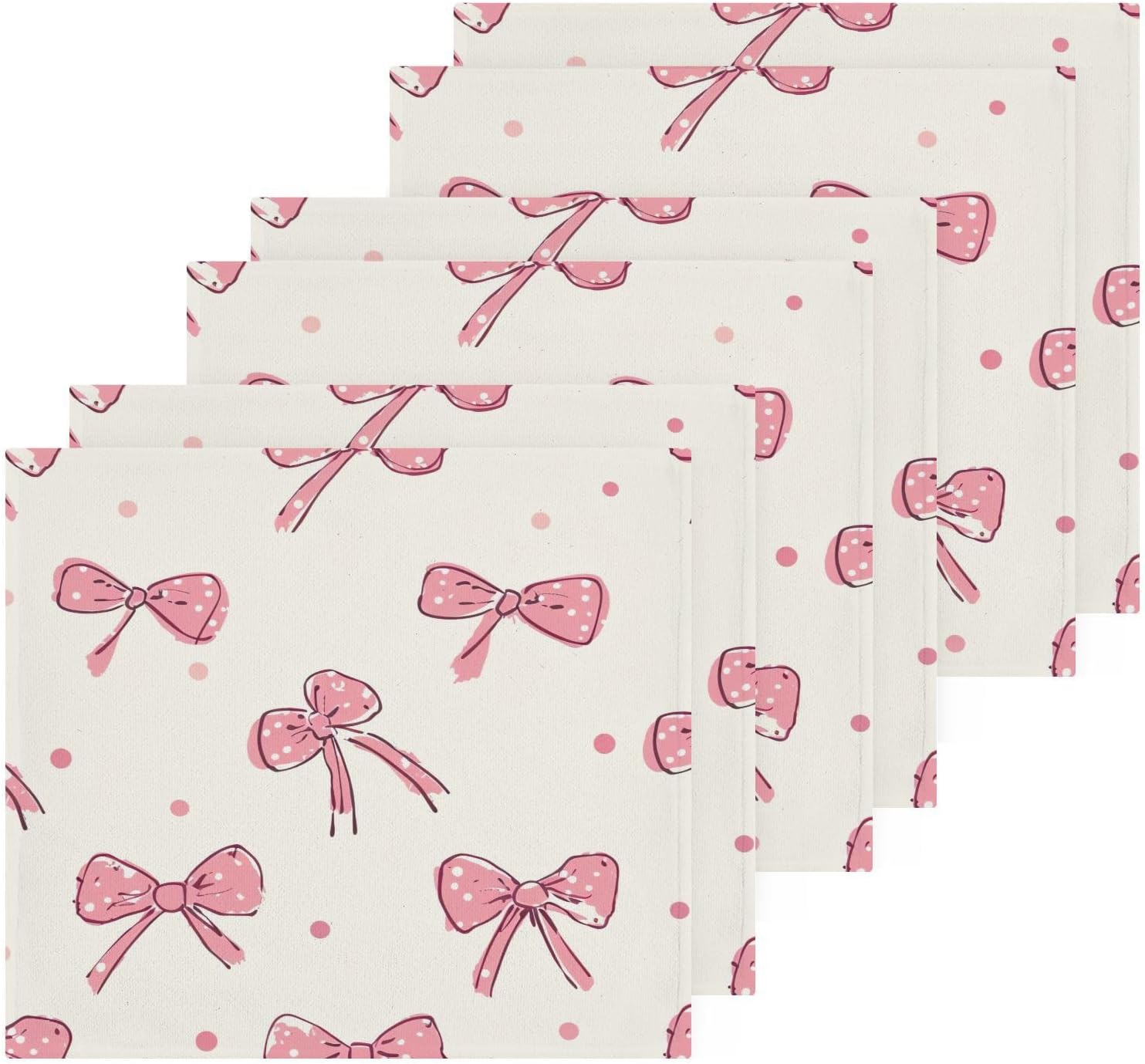 Stylish Bow Pink Washcloth 2-Pack for Baby Beyond