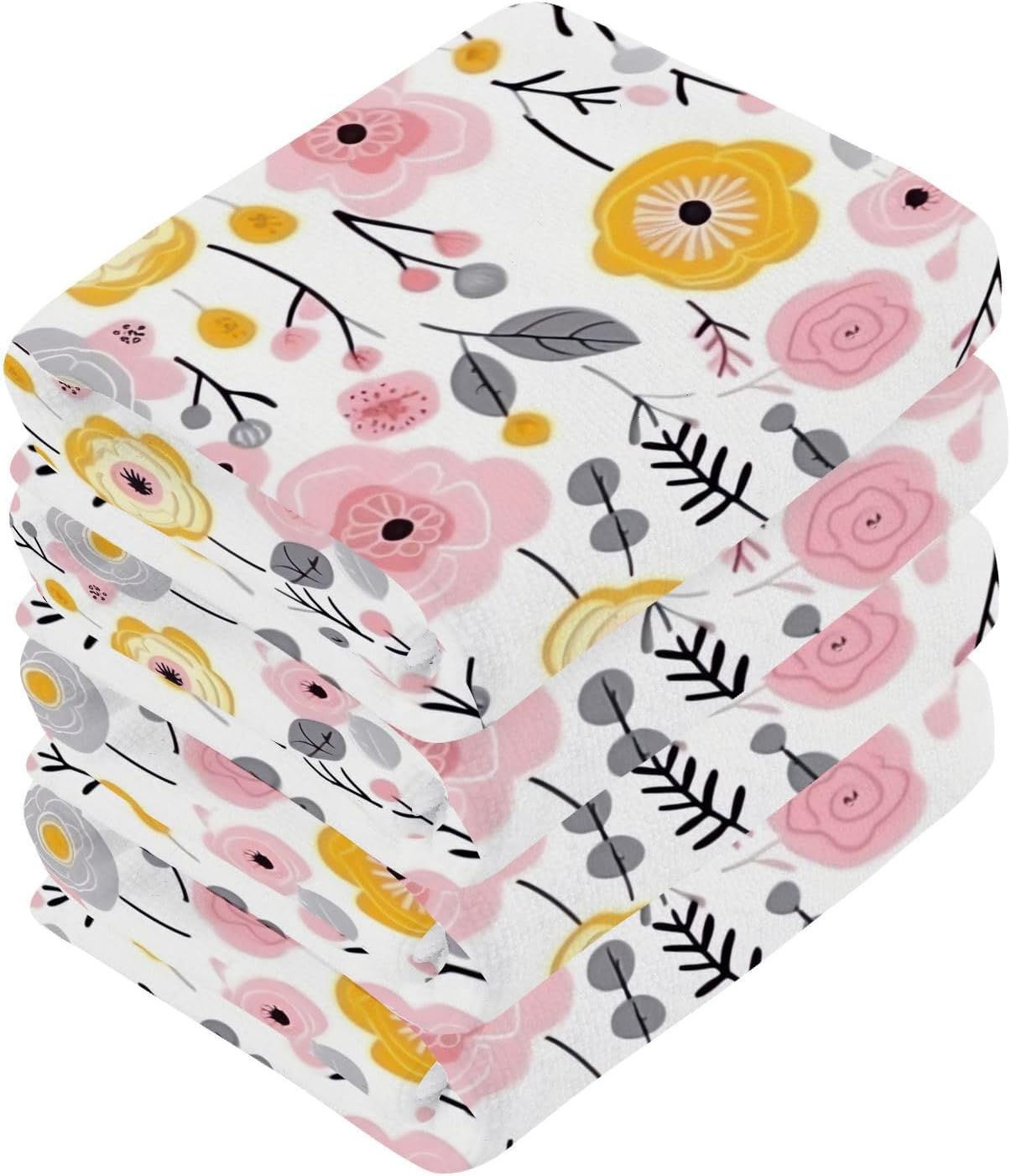 Wildflower Washcloth Set for Babies and Kids 2Pack