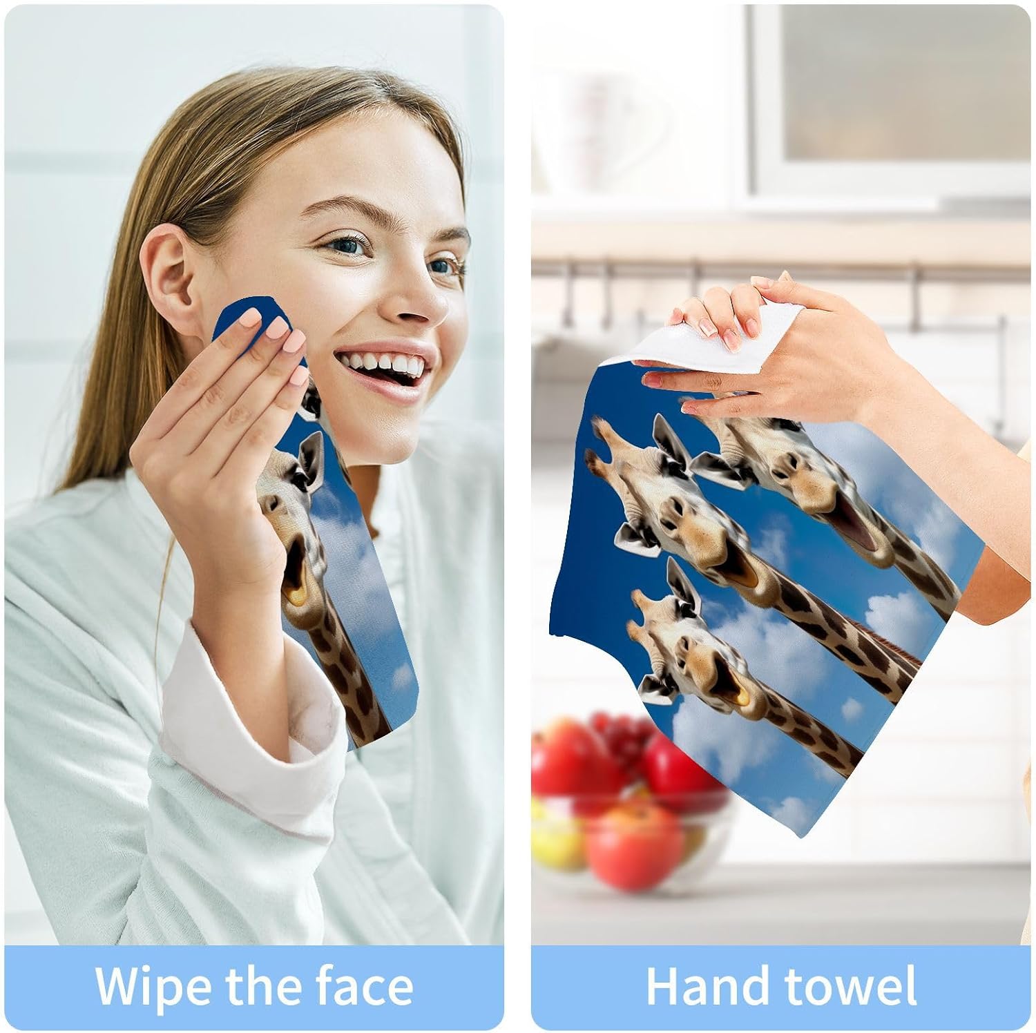 Premium Soft Face Towels Reusable Washcloths for Daily Use