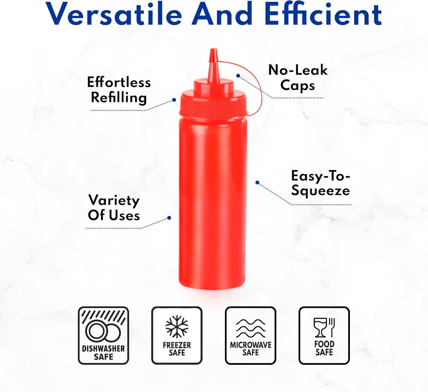 New Star Foodservice Squeeze Bottles Reliable Kitchen Essentials
