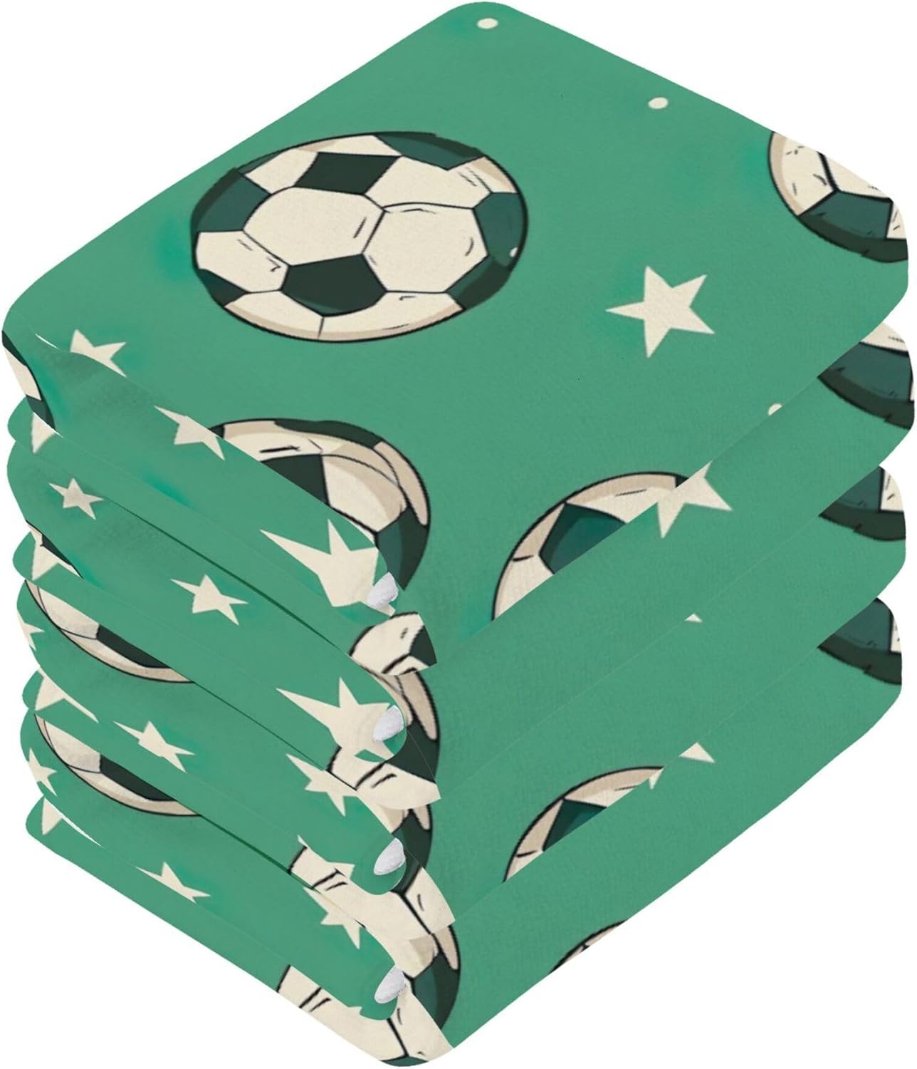 Soccer Stars Xigua Washcloths Set