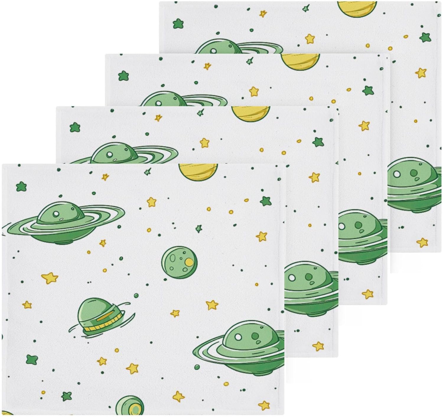 Xigua Planet Washcloths Set of 2 12x12 Inch