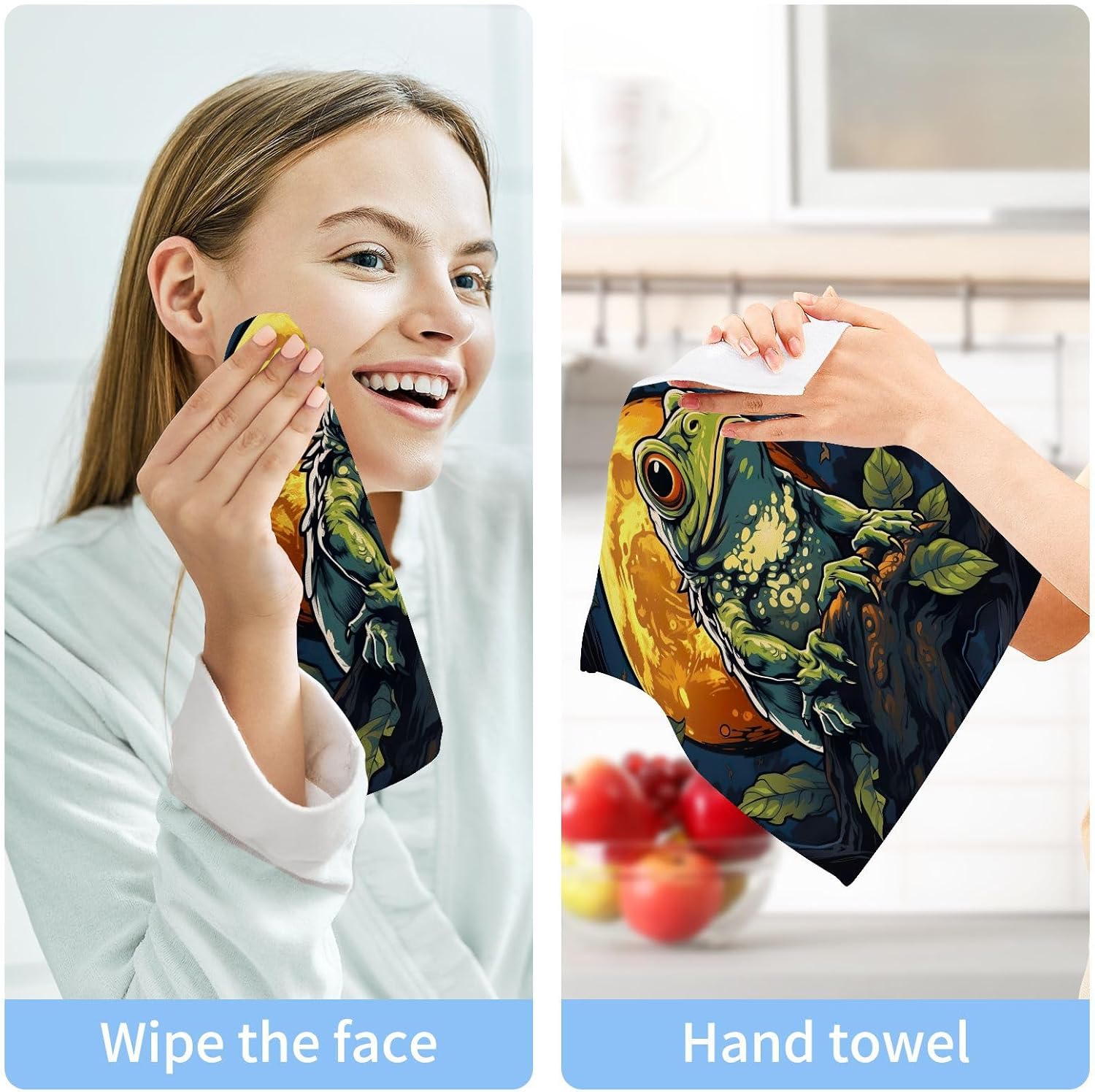Soft 12x12 Washcloths for Face Hand - Reusable