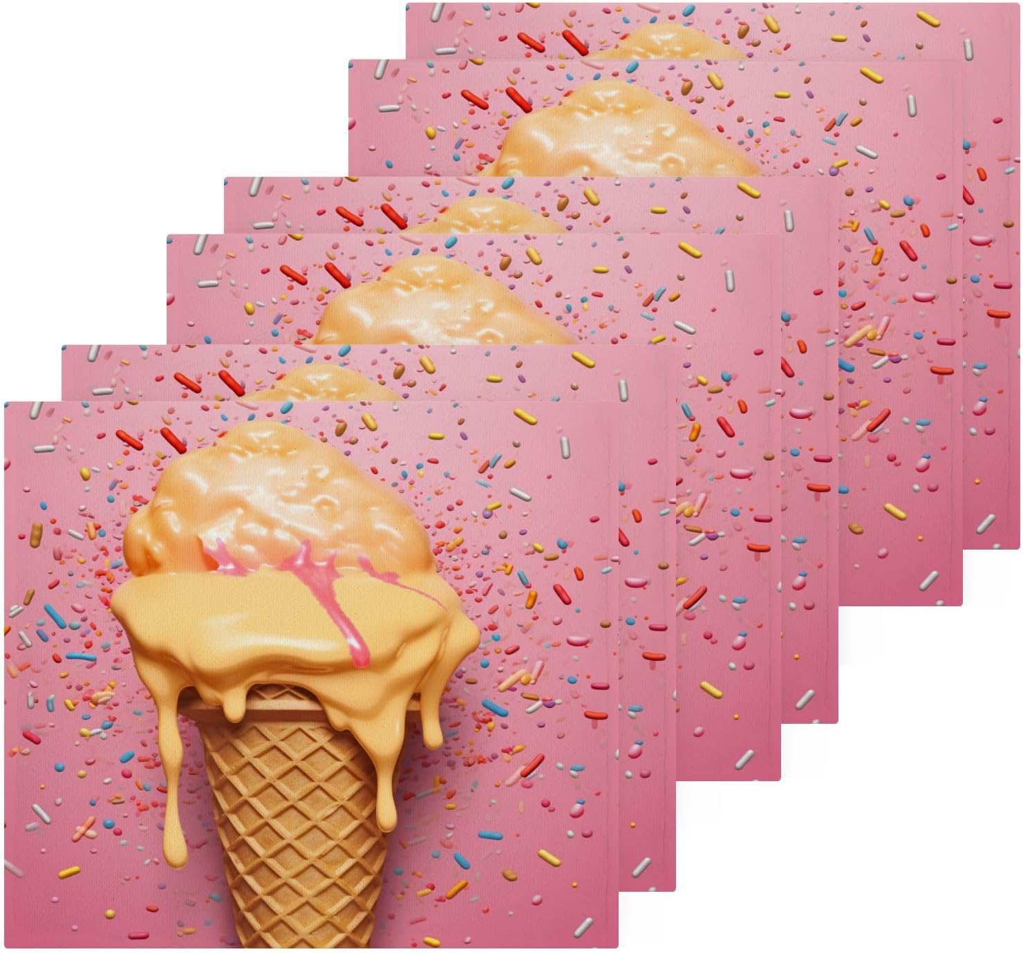 Yettasbin Ice Cream Washcloth 2-Pack