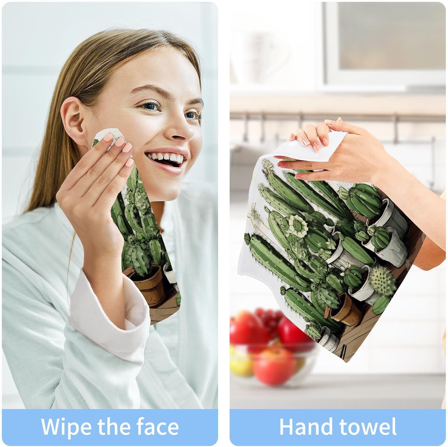 Cactus Washcloth 2-Pack