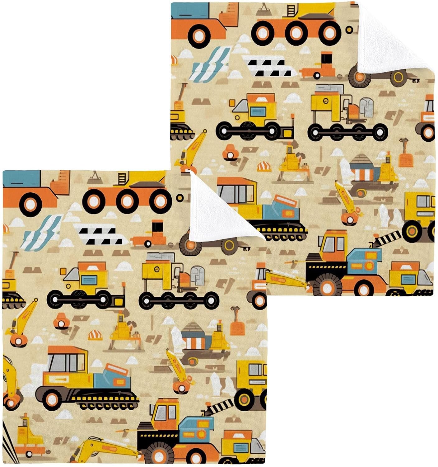 Discover the YettASBIN Cartoon Face Towels SoftReusable -absorbent for daily use