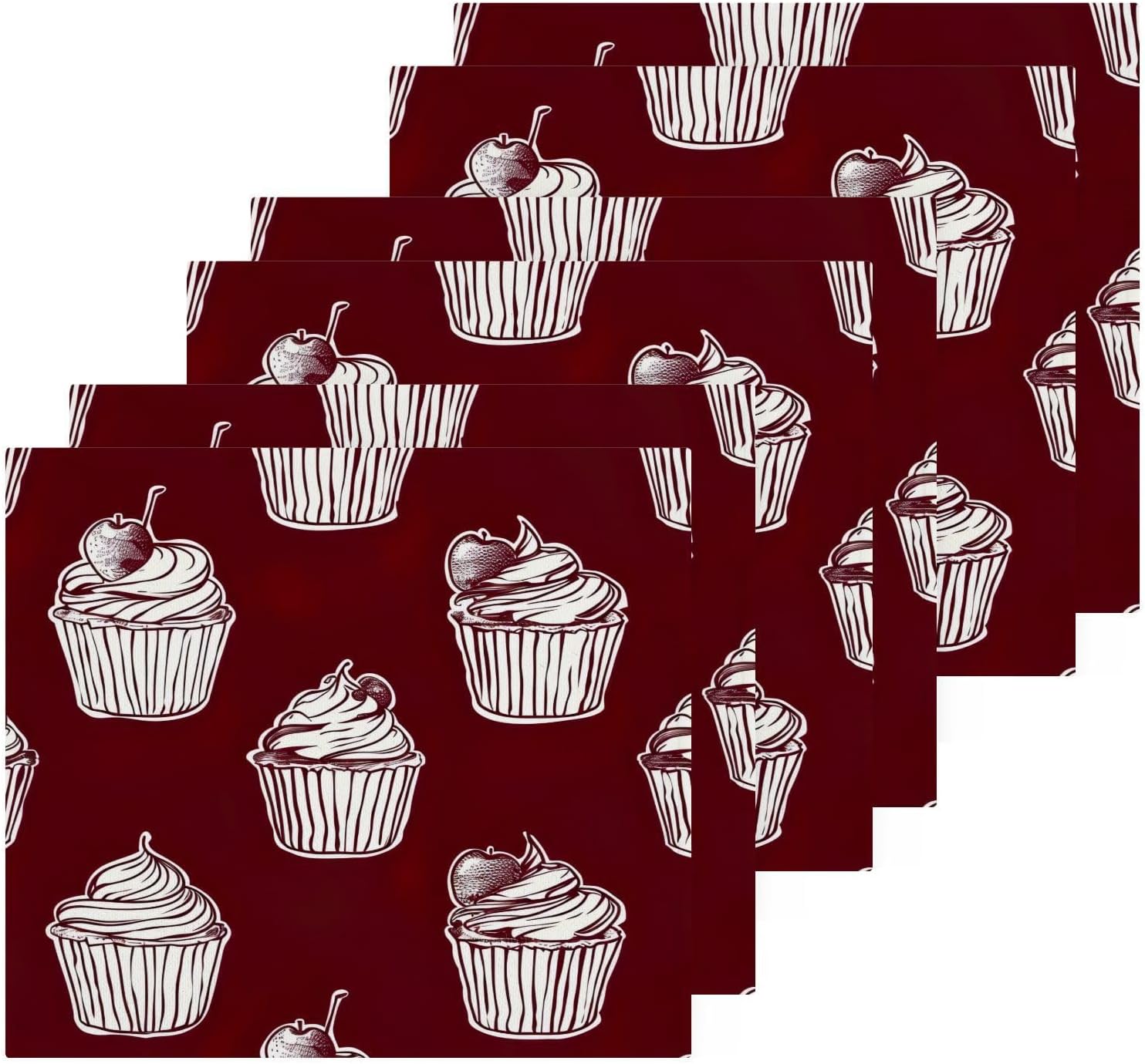 Soft Absorbent Cupcake Washcloths