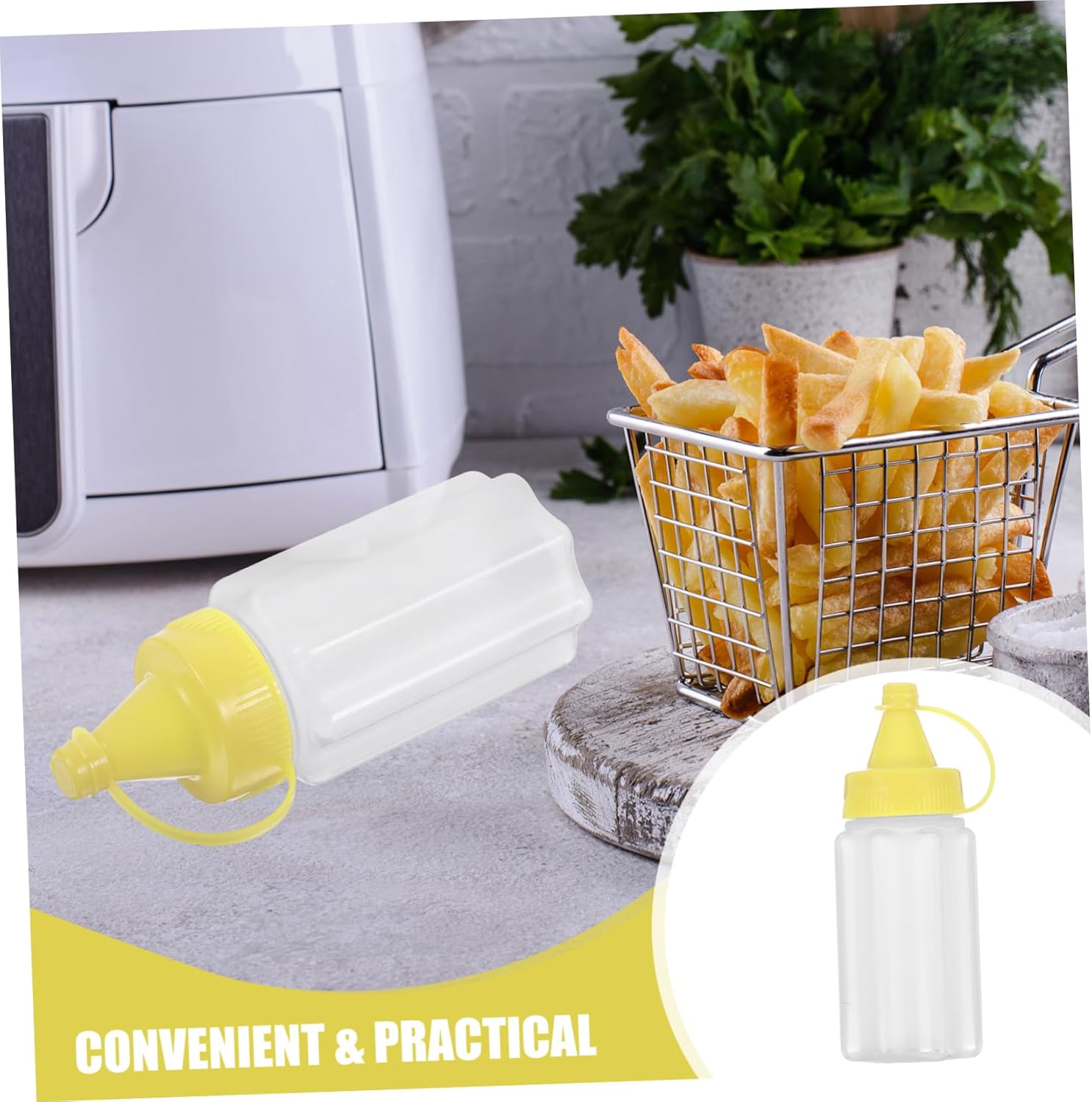 Zerodeko 4-Piece Reusable Squeeze Bottles