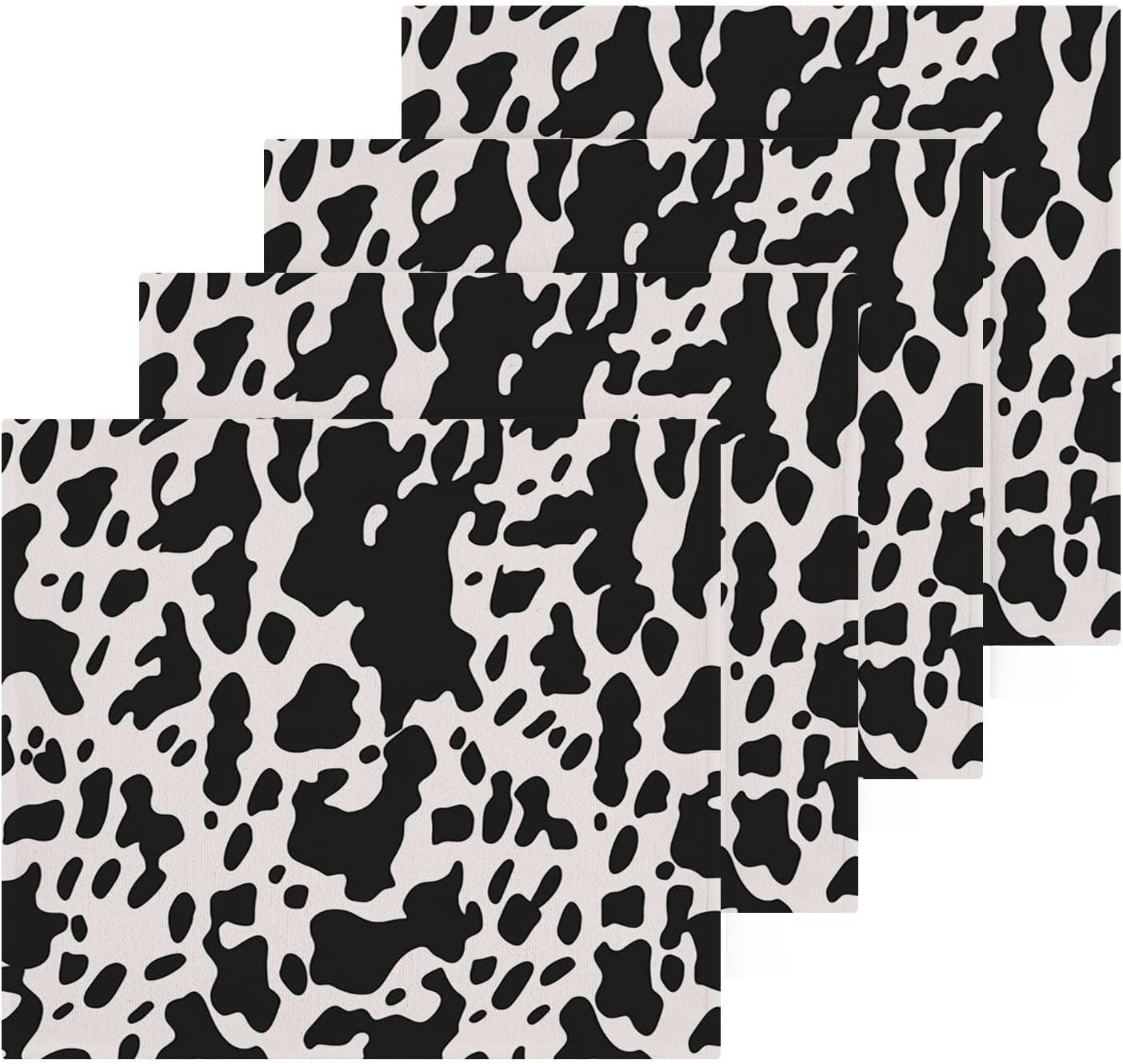 Cool Cow Print Washcloths 2 Pack
