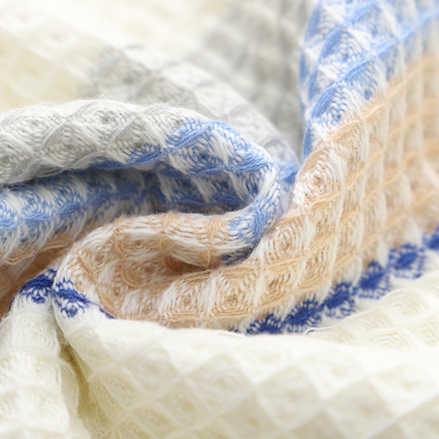 Soft Cotton Washcloth for Daily Use Durable Striped Design