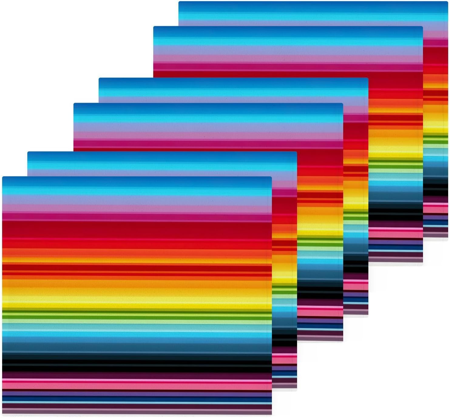 Mexican Stripes Soft Washcloth 2-Pack