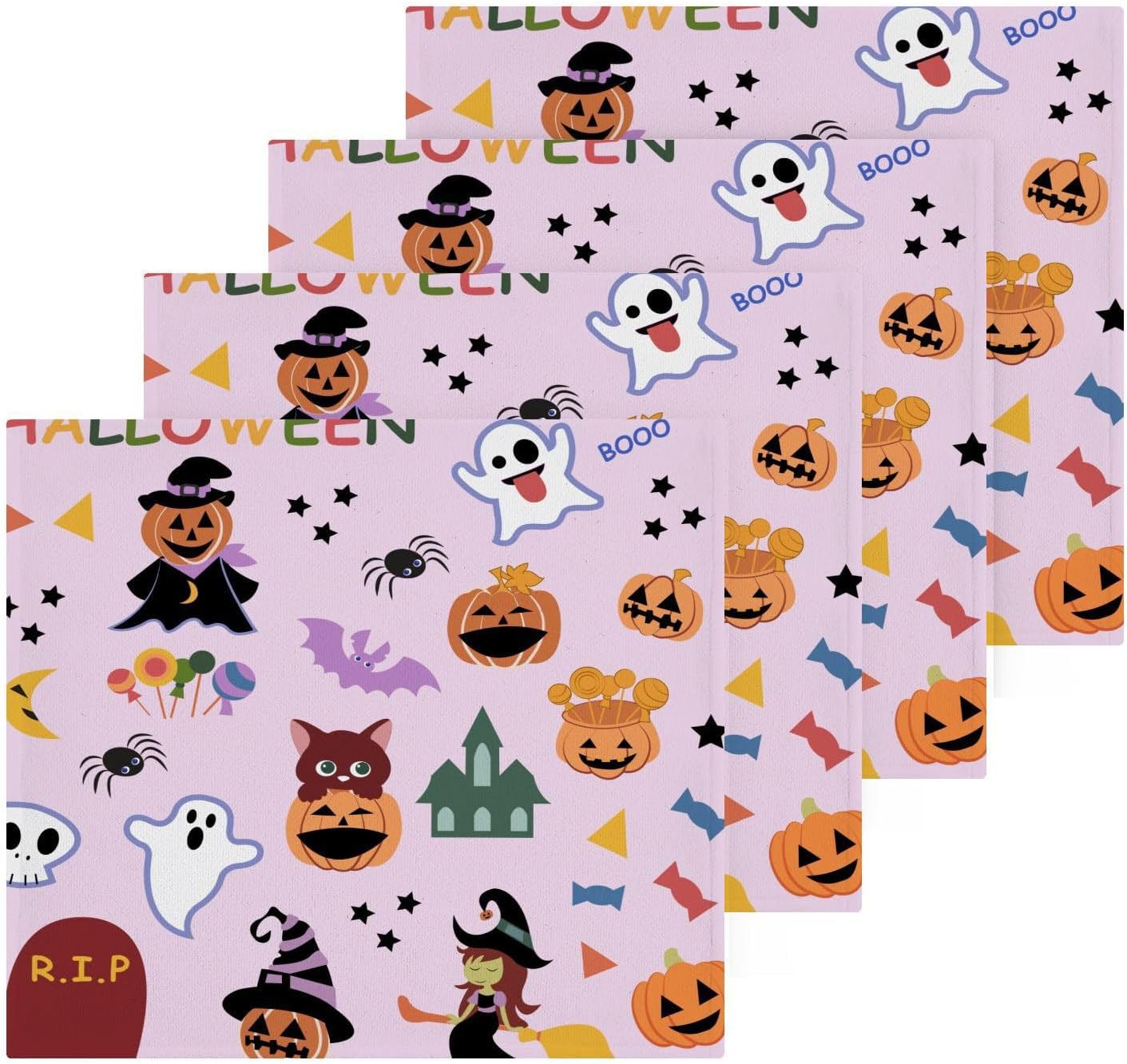 Halloween Gnome Washcloth Set 2 Pack