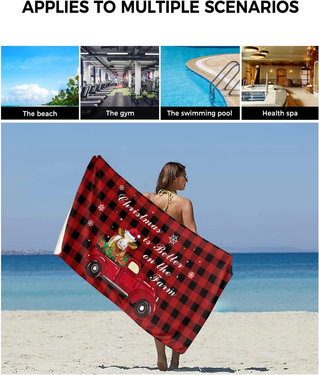 Shine-Home Christmas Towel Set