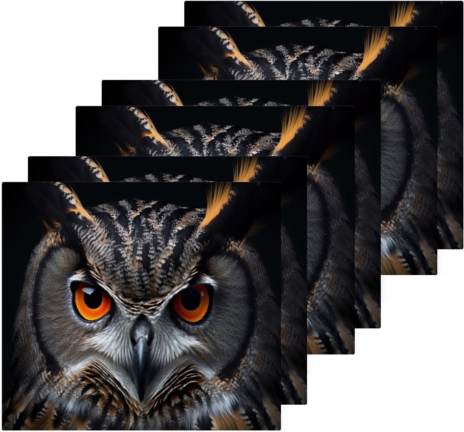 Owl Washcloth Set - 2-Pack for Washroom Use