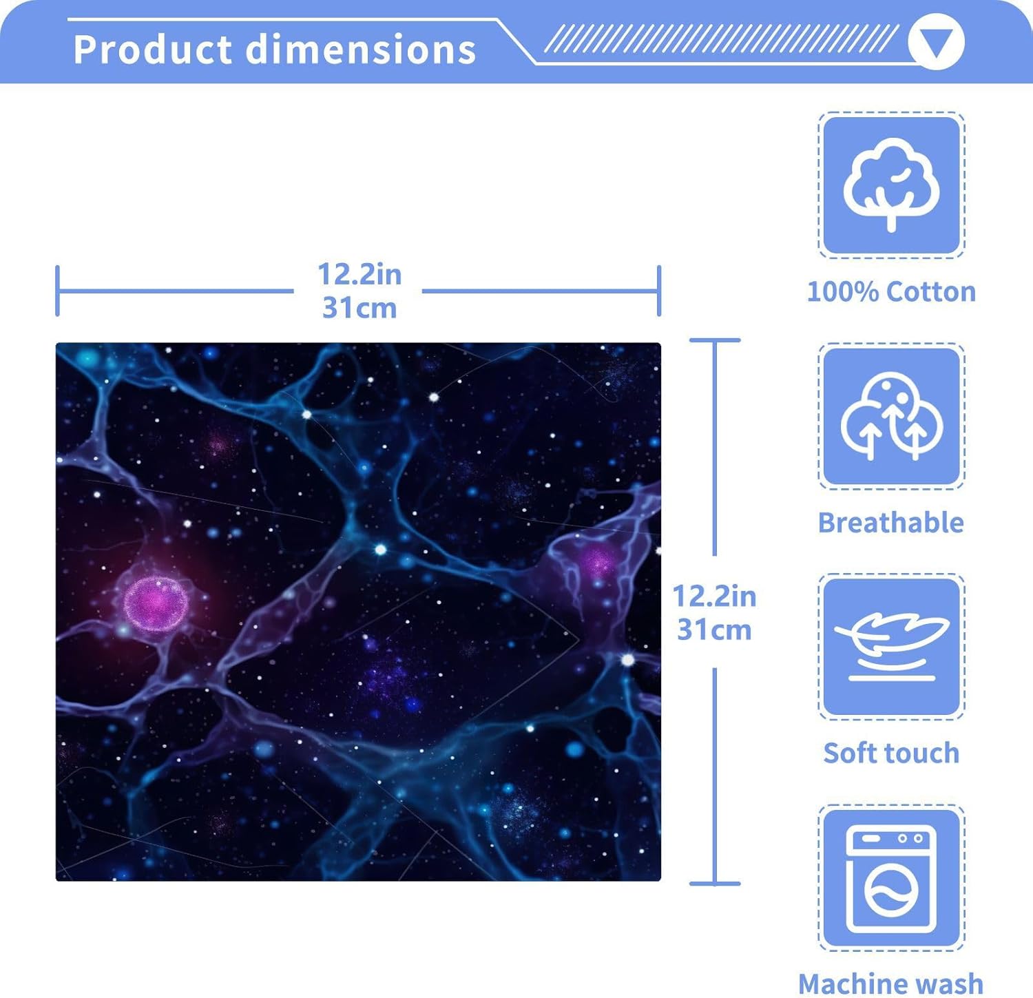 Galaxy Washcloth Set 2-Pack