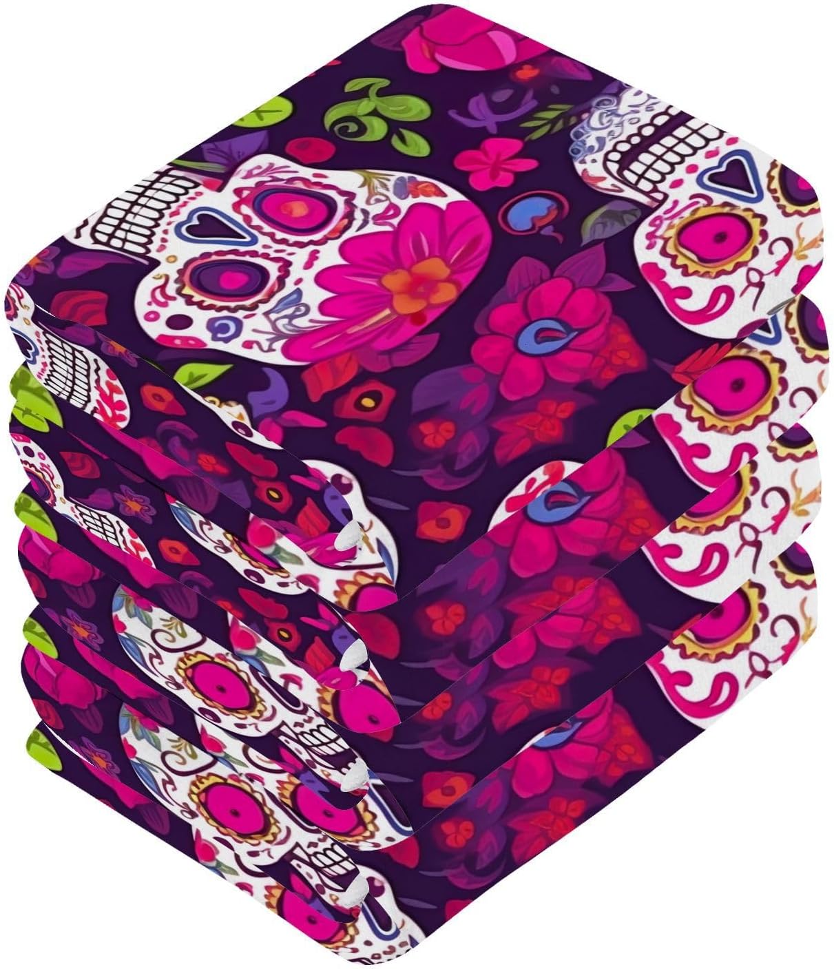 Smelly Soft Baby Skull Washcloth Set by Yettasbin