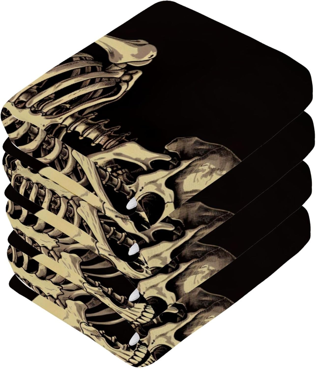 Xigua Skeleton Washcloth Set - Multi-Purpose Washcloths for Home Travel