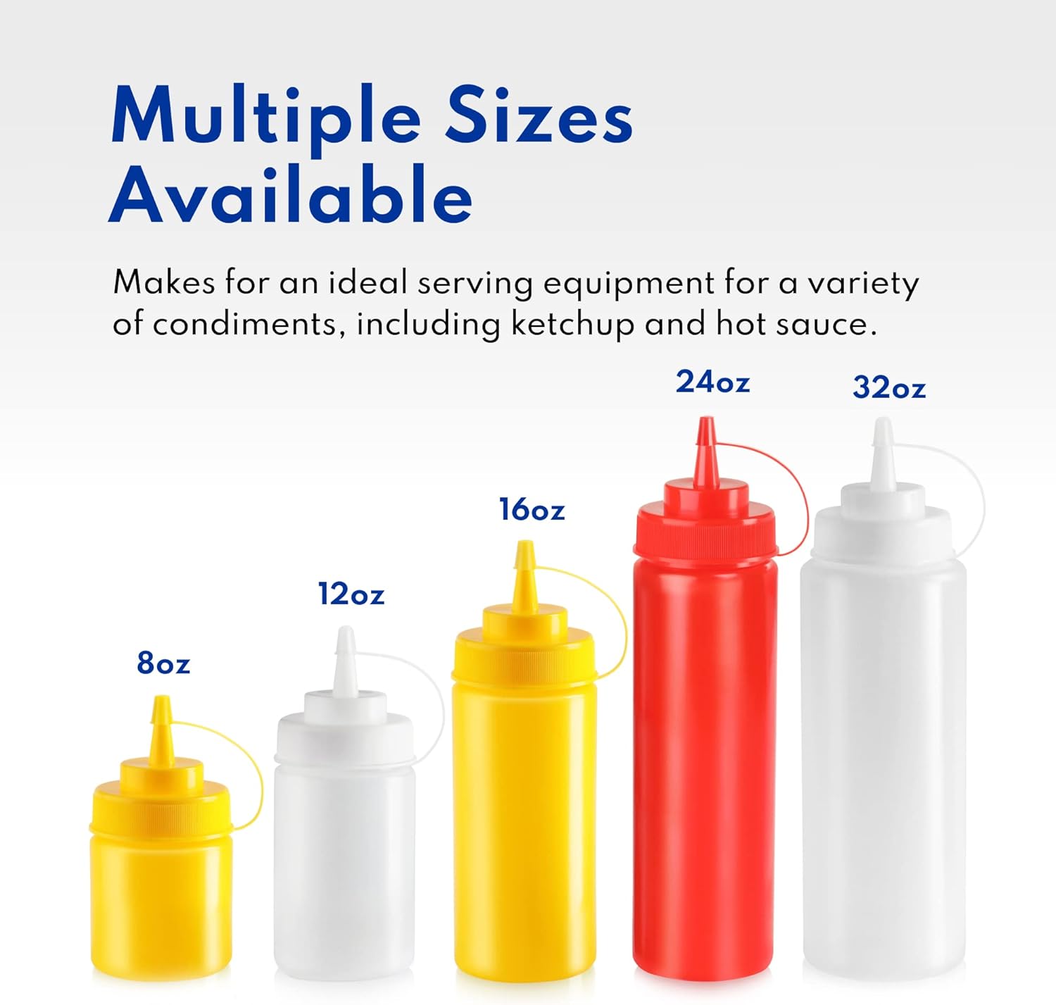 New Star Foodservice Squeeze Bottles Reliable Kitchen Essentials