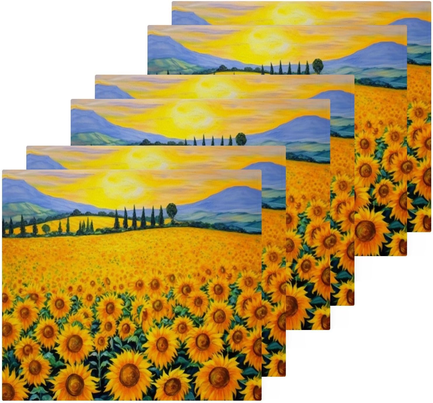 YETNASUNFLOWER Washcloth Set 2-Pack Soft Reusable Face Towels for Bath Beyond