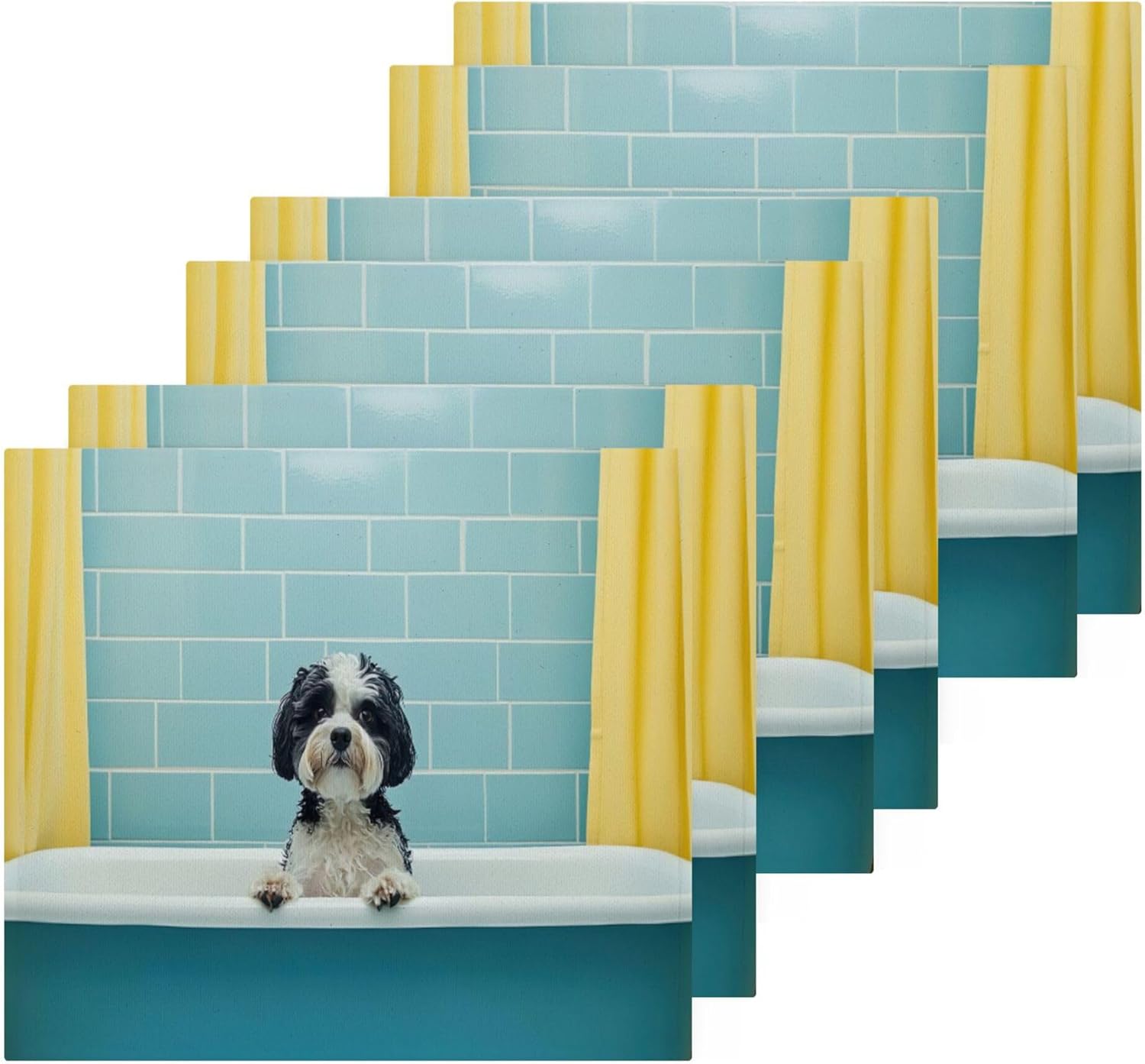 Durable Dog Towels Set for Bathtubs