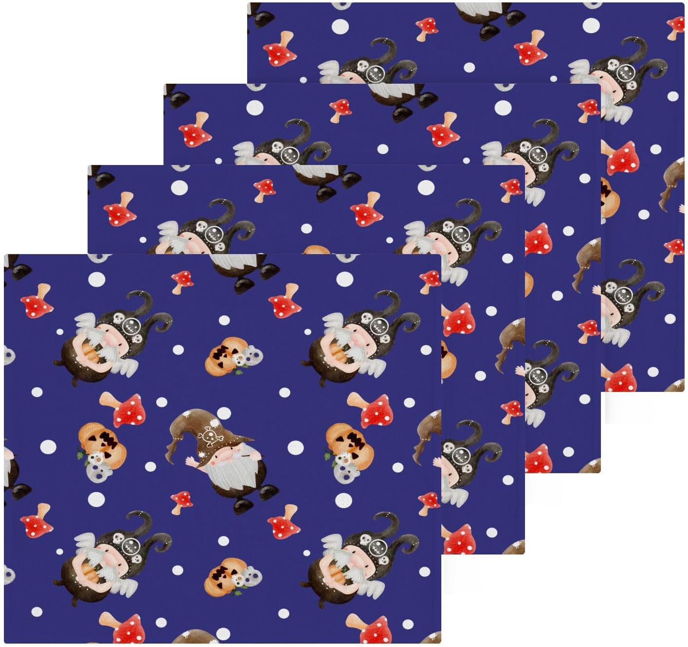 Halloween Gnome Washcloth Set 2-Piece