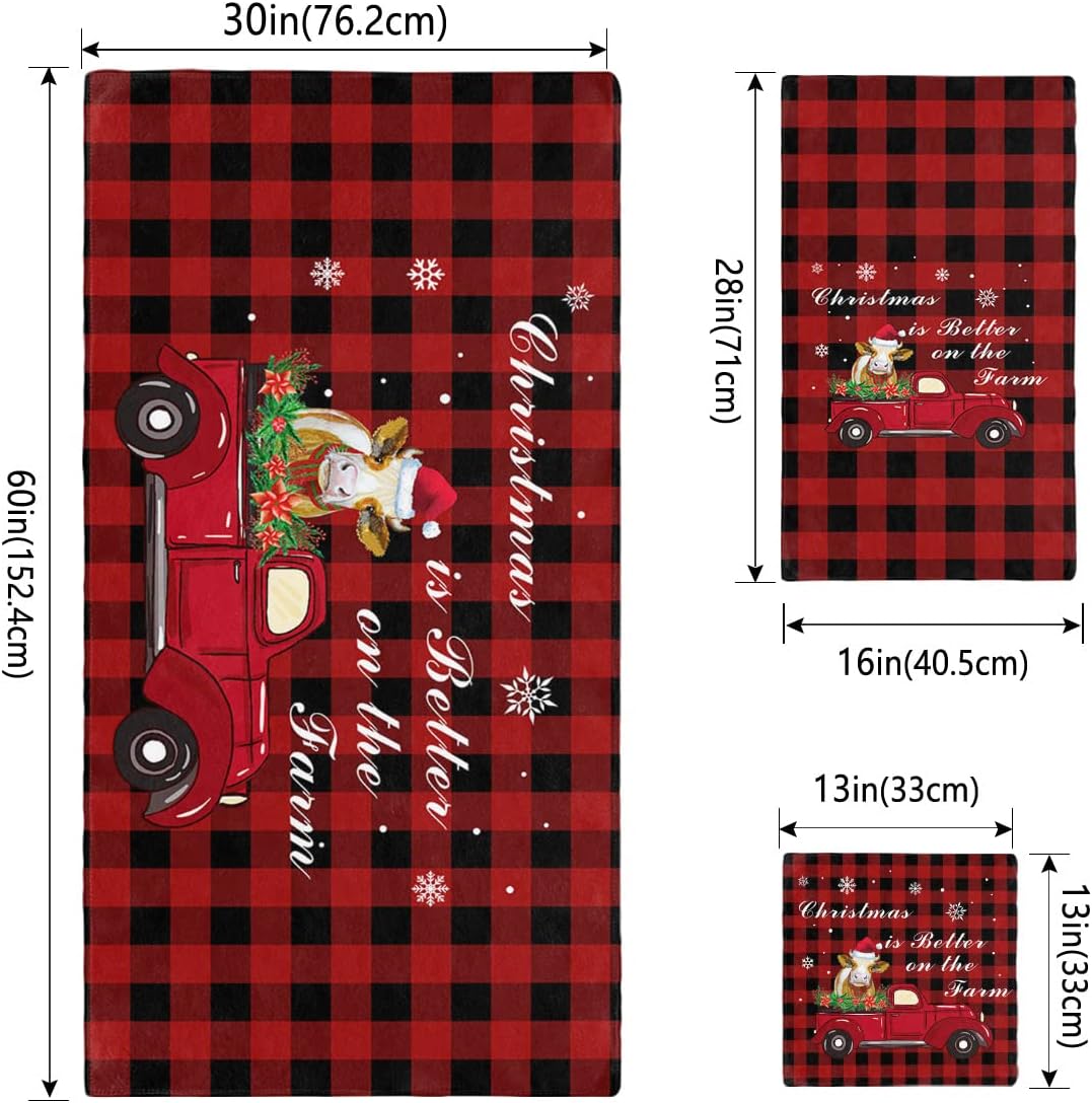 Shine-Home Christmas Towel Set