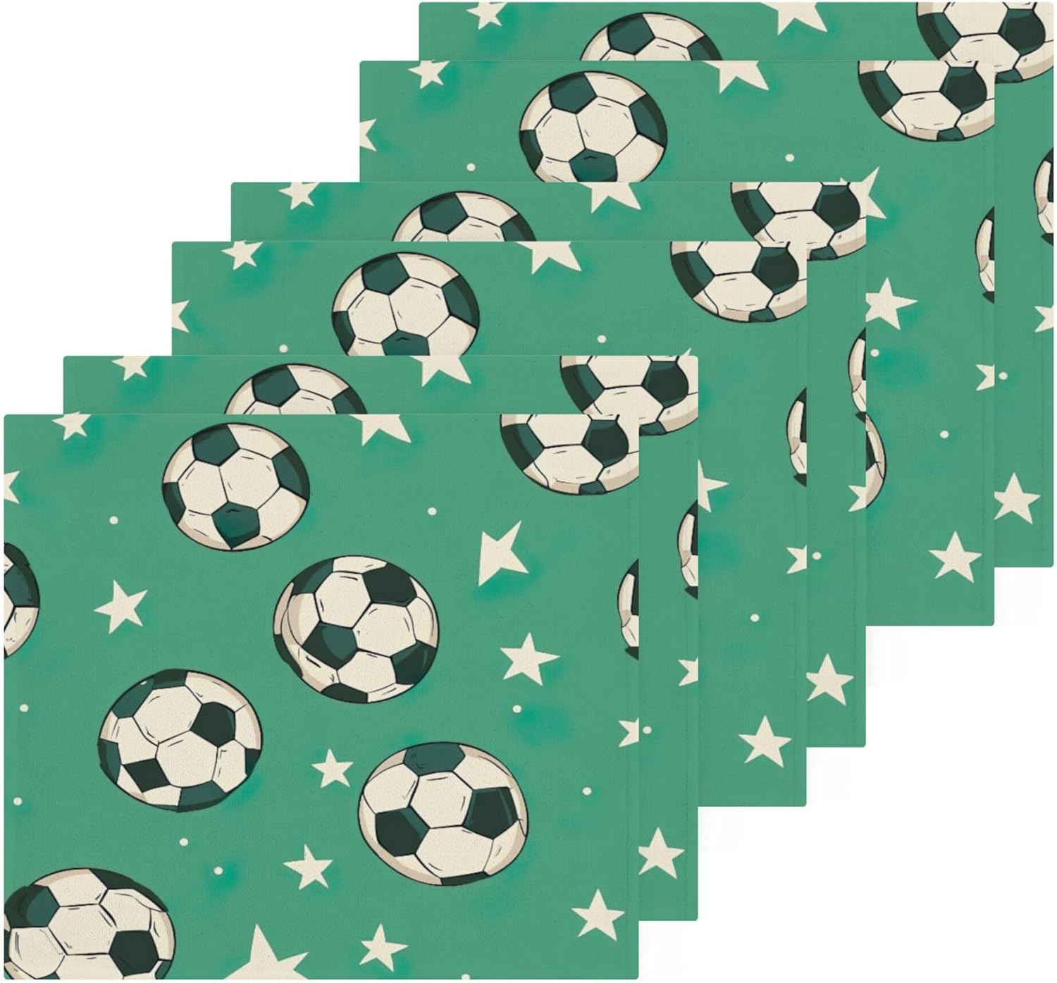 Soccer Stars Xigua Washcloths Set
