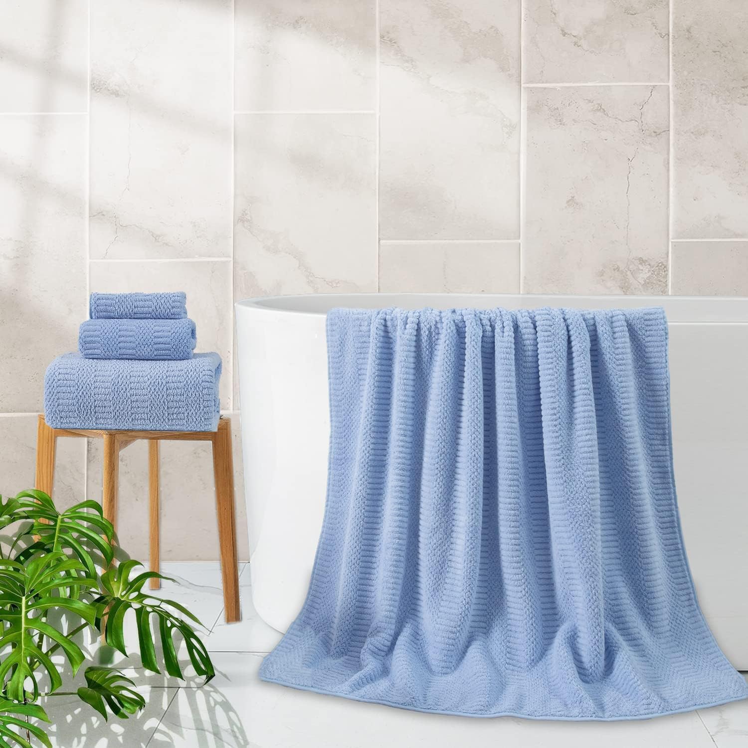 Extra Large Bath Towels Set for Bathroom Hotel Spa