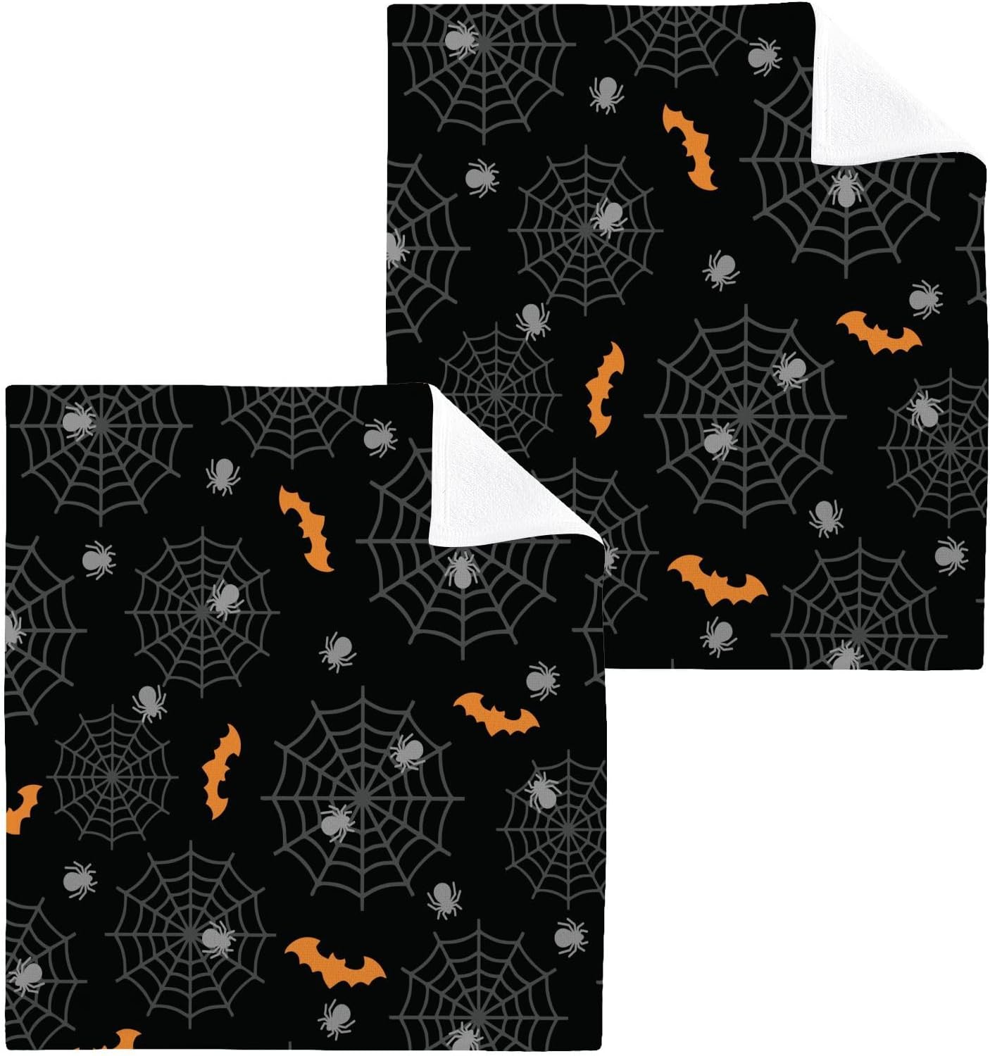 personalized Halloween Spider Washcloth 2-Pack