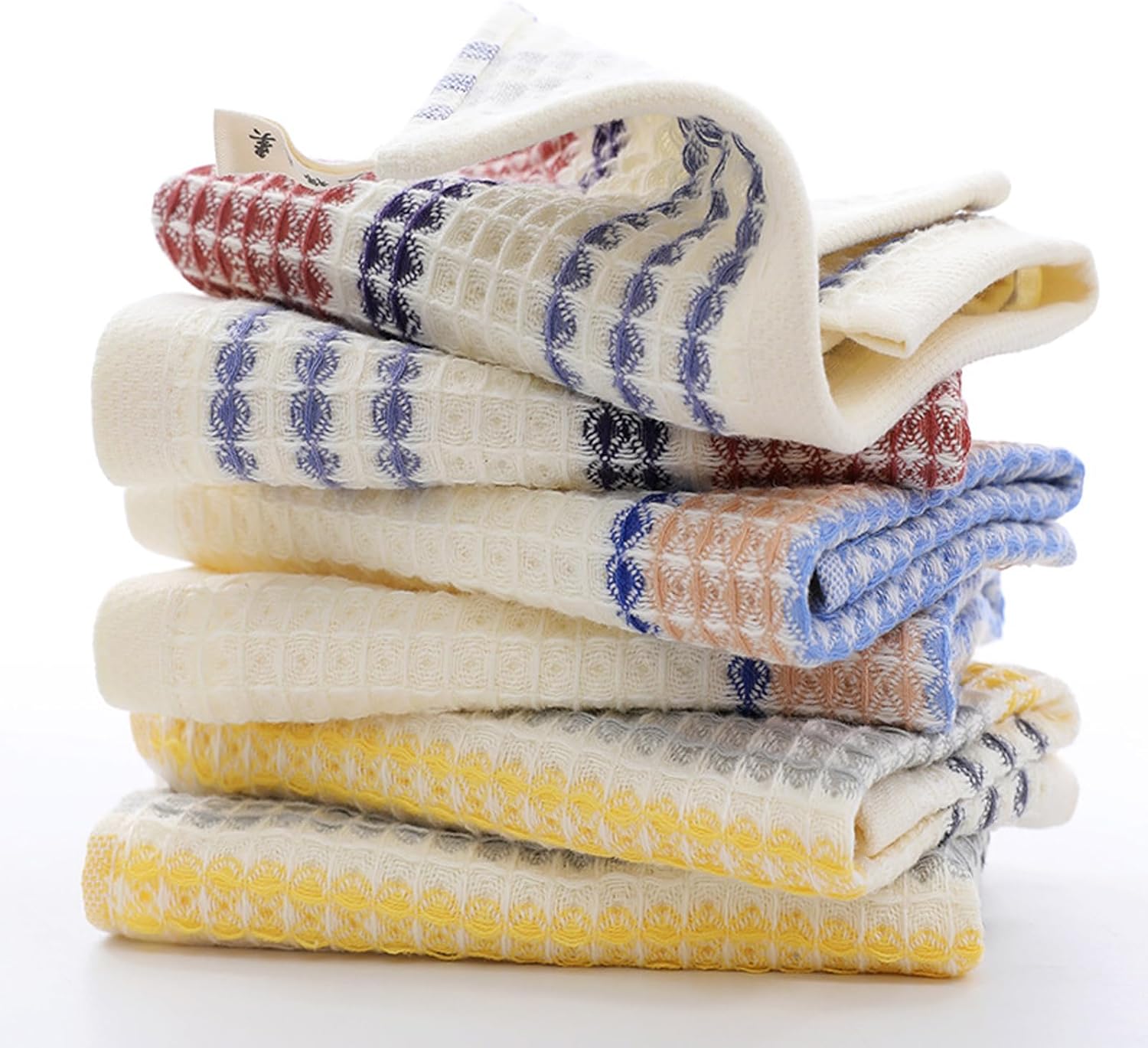 Soft Cotton Washcloth for Daily Use Durable Striped Design