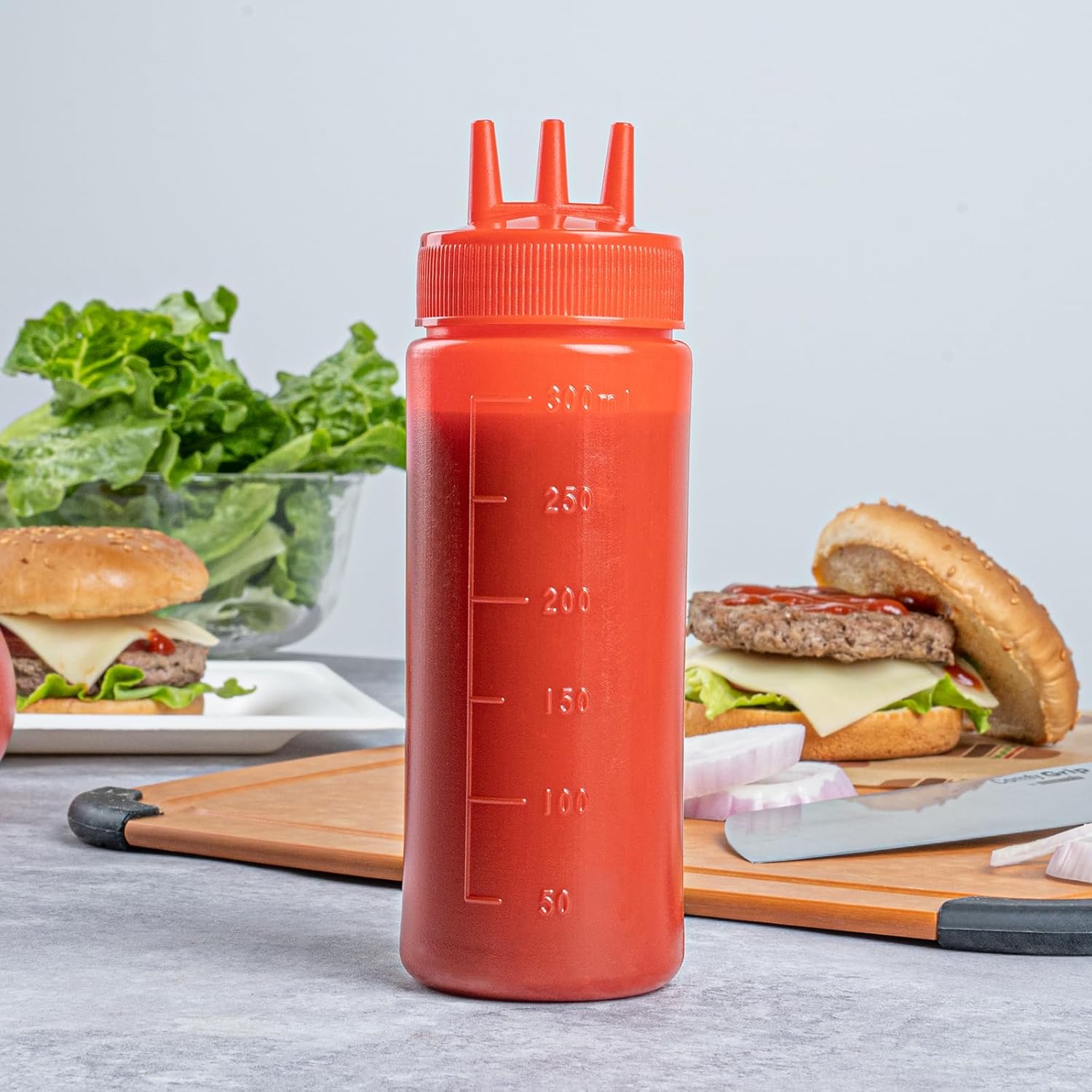 12 Oz Ketchup Squeeze Bottles - 6-Pack