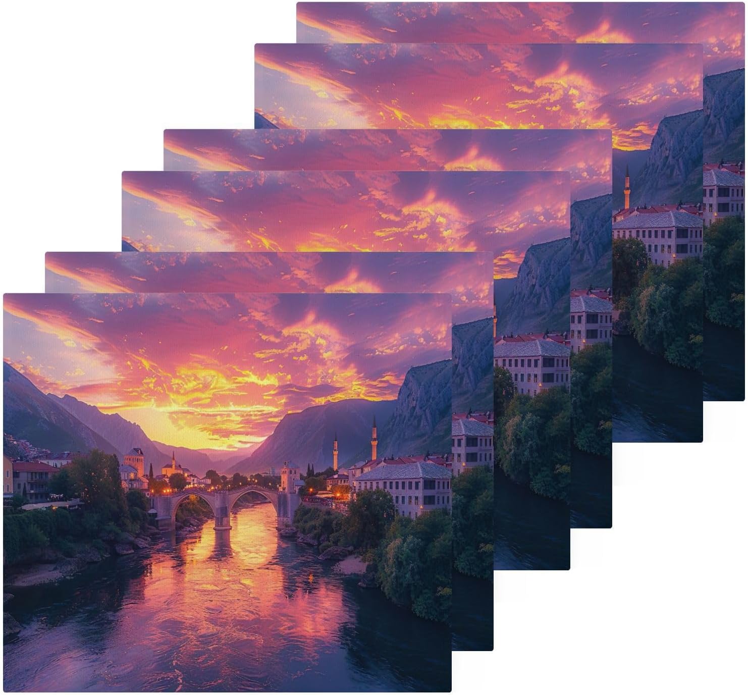 Beautiful Scenery Washcloth 2-Pack