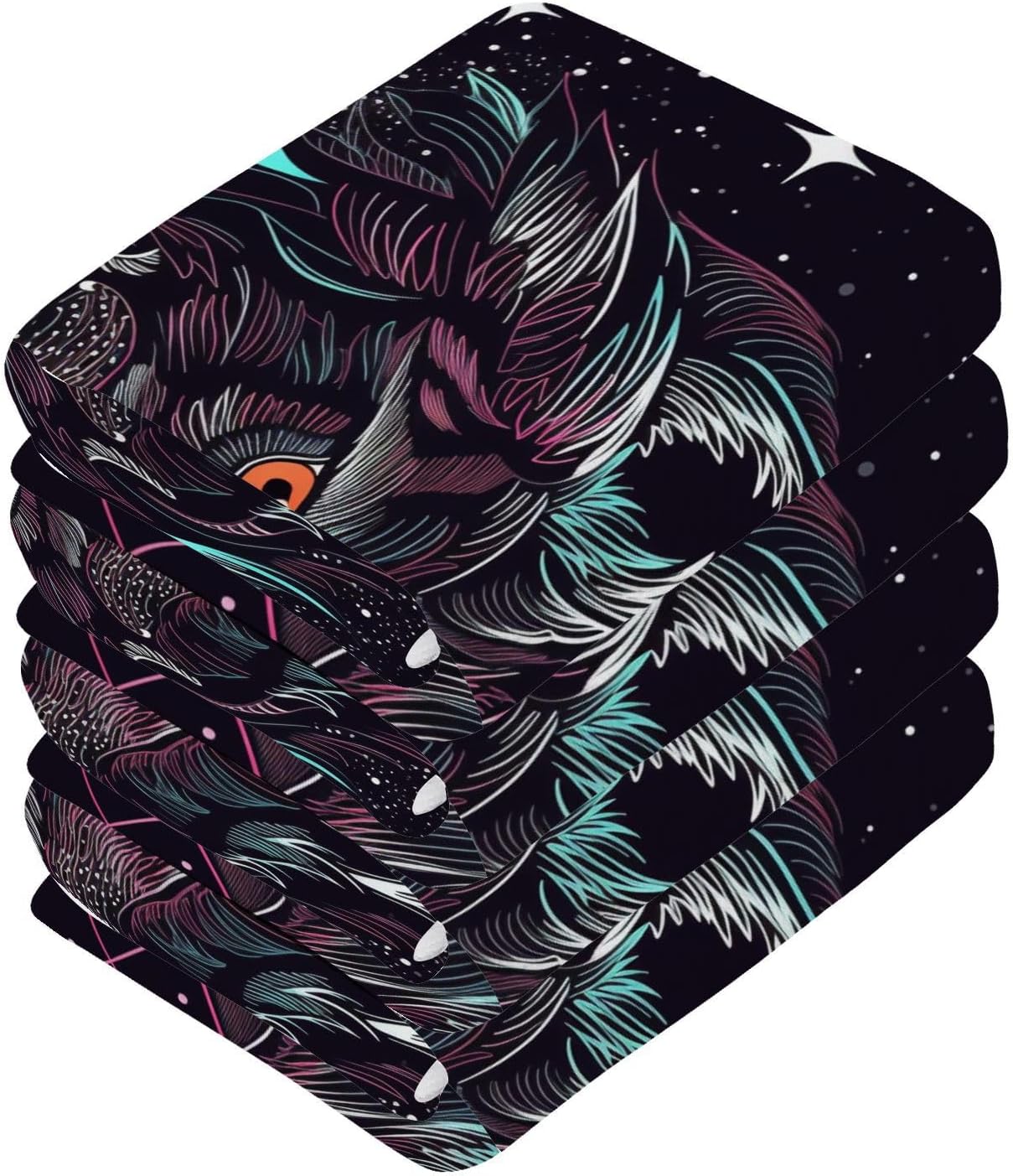 Wolf Washcloth 2-Pack