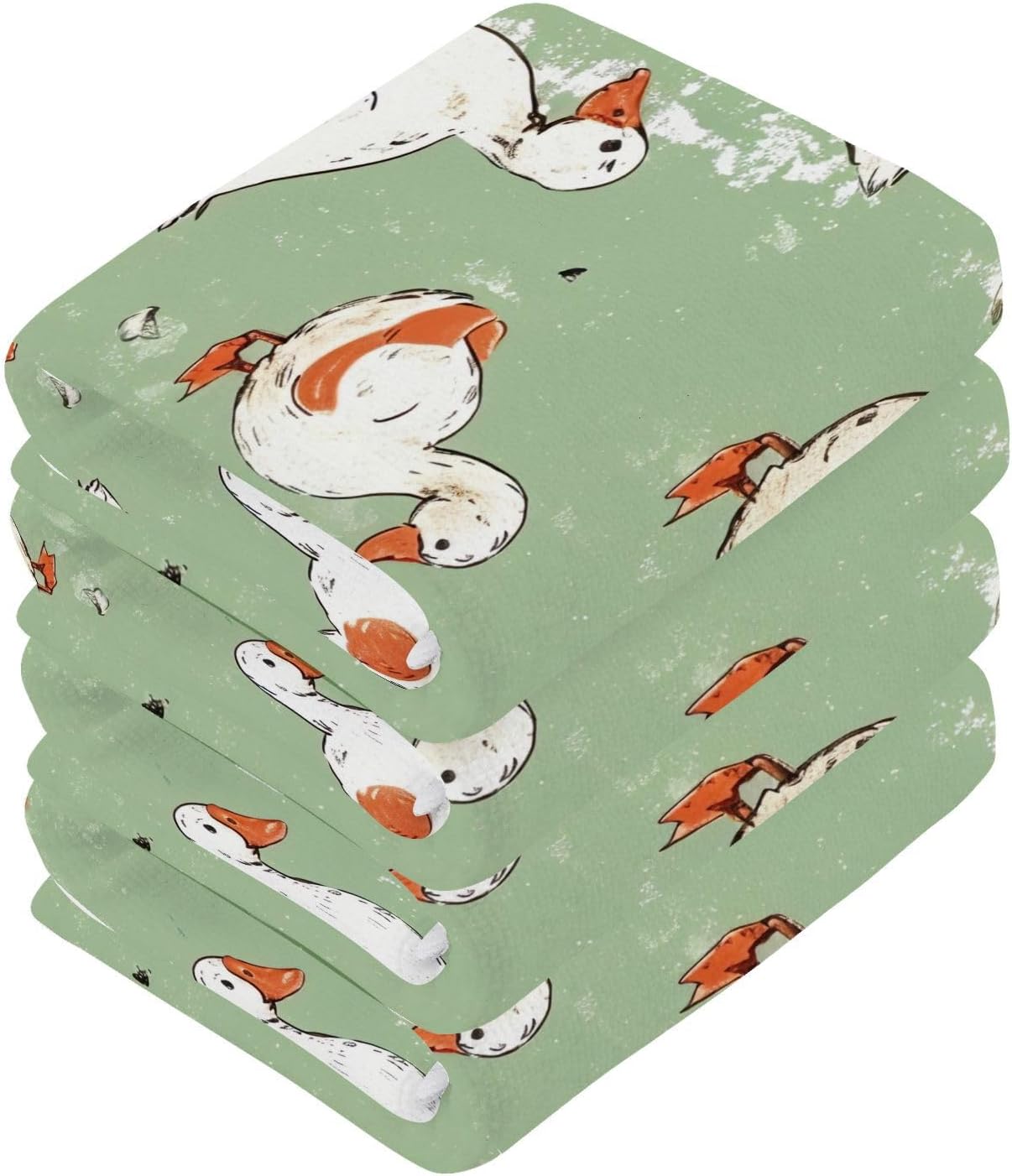 YETTASBIN Cartoon Duck Washcloths 2 Pack 1