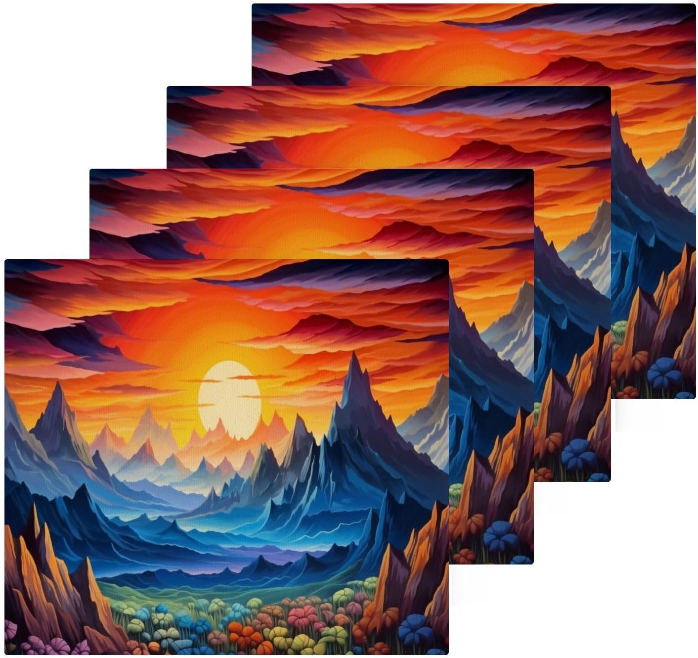 Nature Mountain Soft Washcloth 2Pack