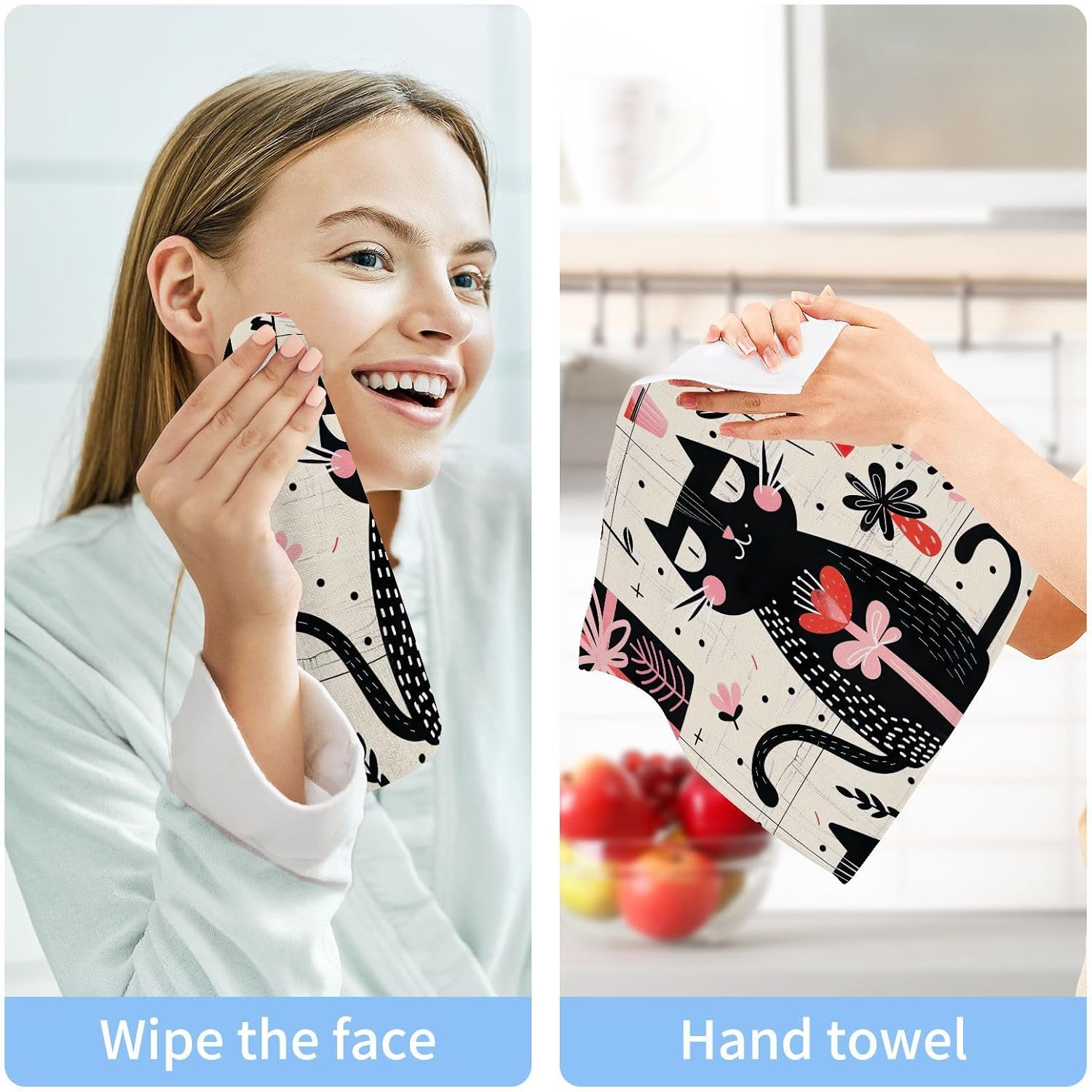 Yettastbin Washcloth Set for Cats