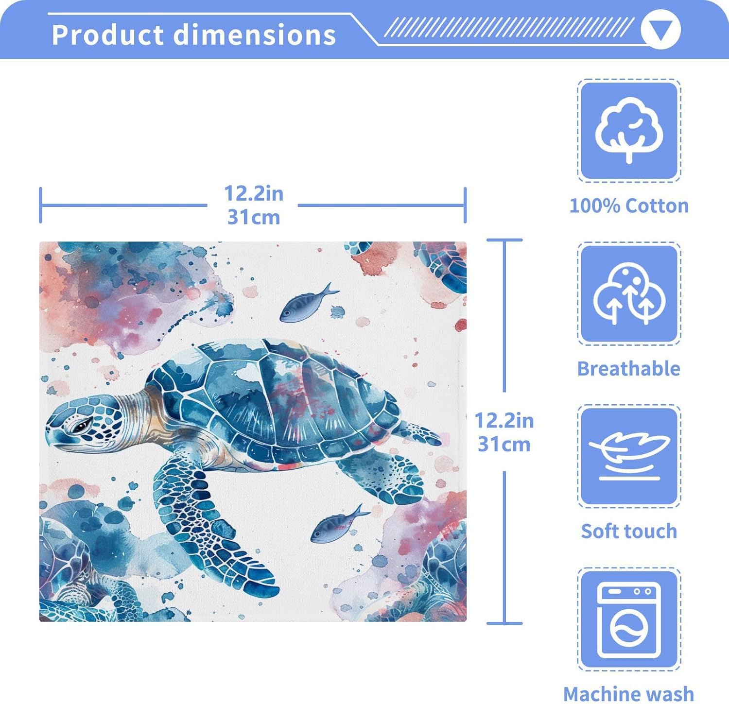 Precious Soft Cotton Washcloths for Babies and Adults