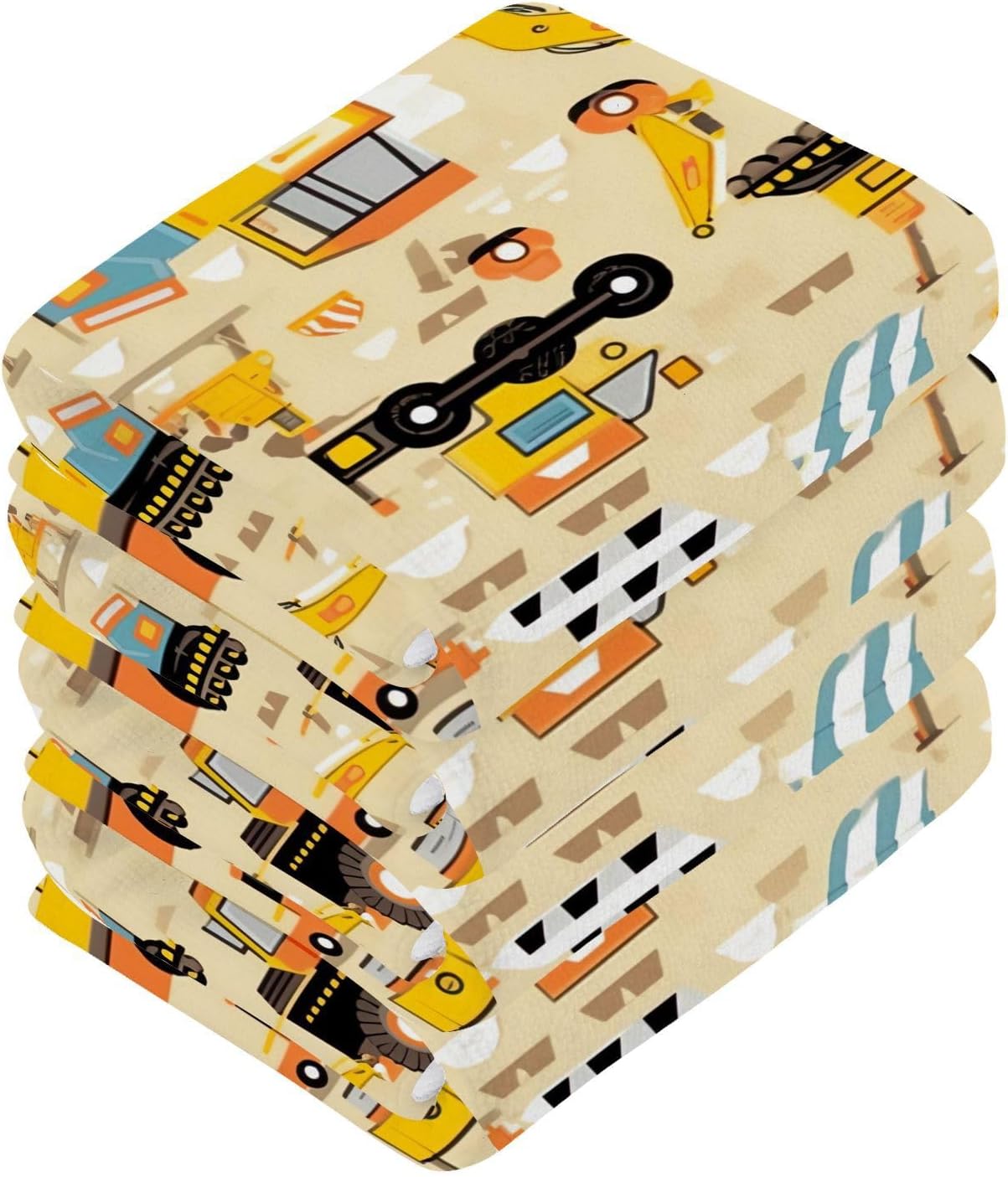Discover the YettASBIN Cartoon Face Towels SoftReusable -absorbent for daily use