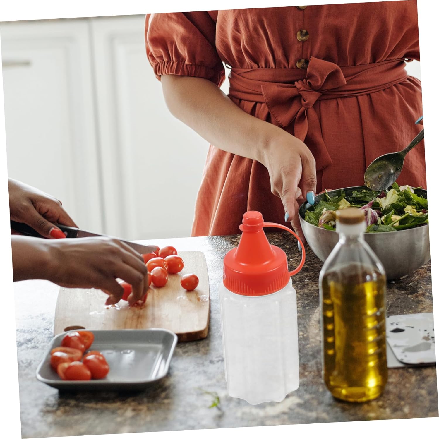 OFFSCH Reusable Squeeze Bottles for Condiments