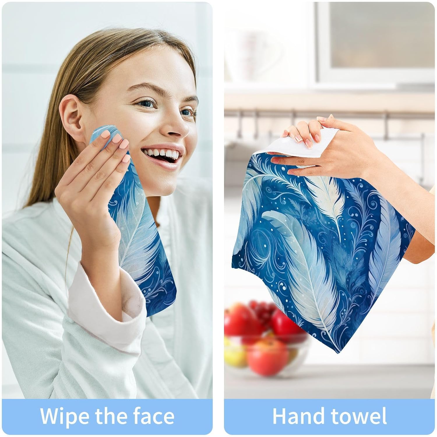 Adjustable Feather Washcloths for Babies Adults
