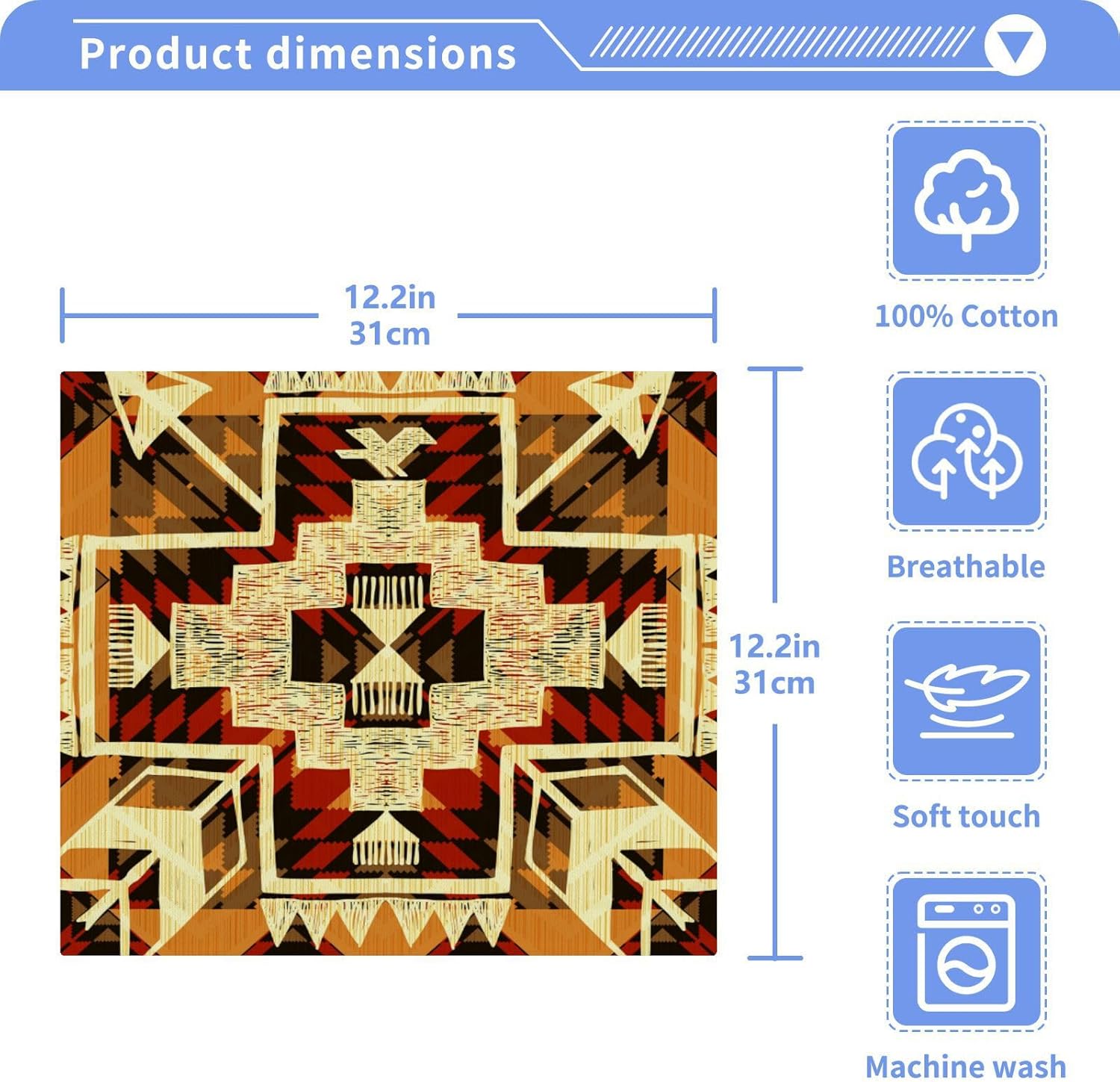 Natural Stylish Washcloth Set