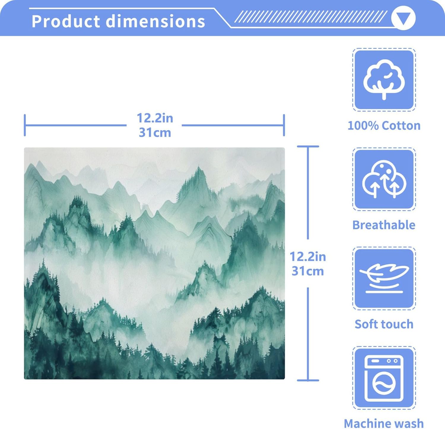 Xigua Washcloth Set - Eco-Friendly Fast-Drying