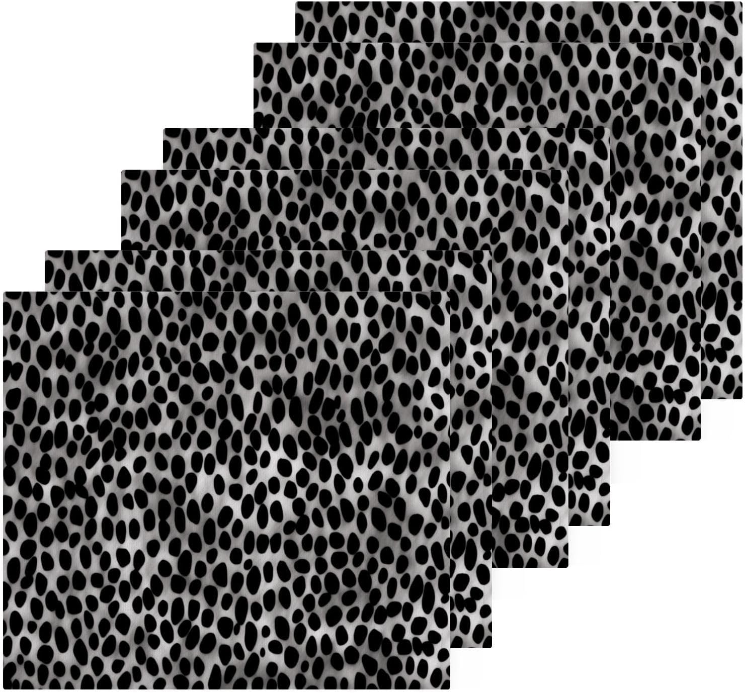 Leopard Print Cotton Washcloth Set for Babies Kids
