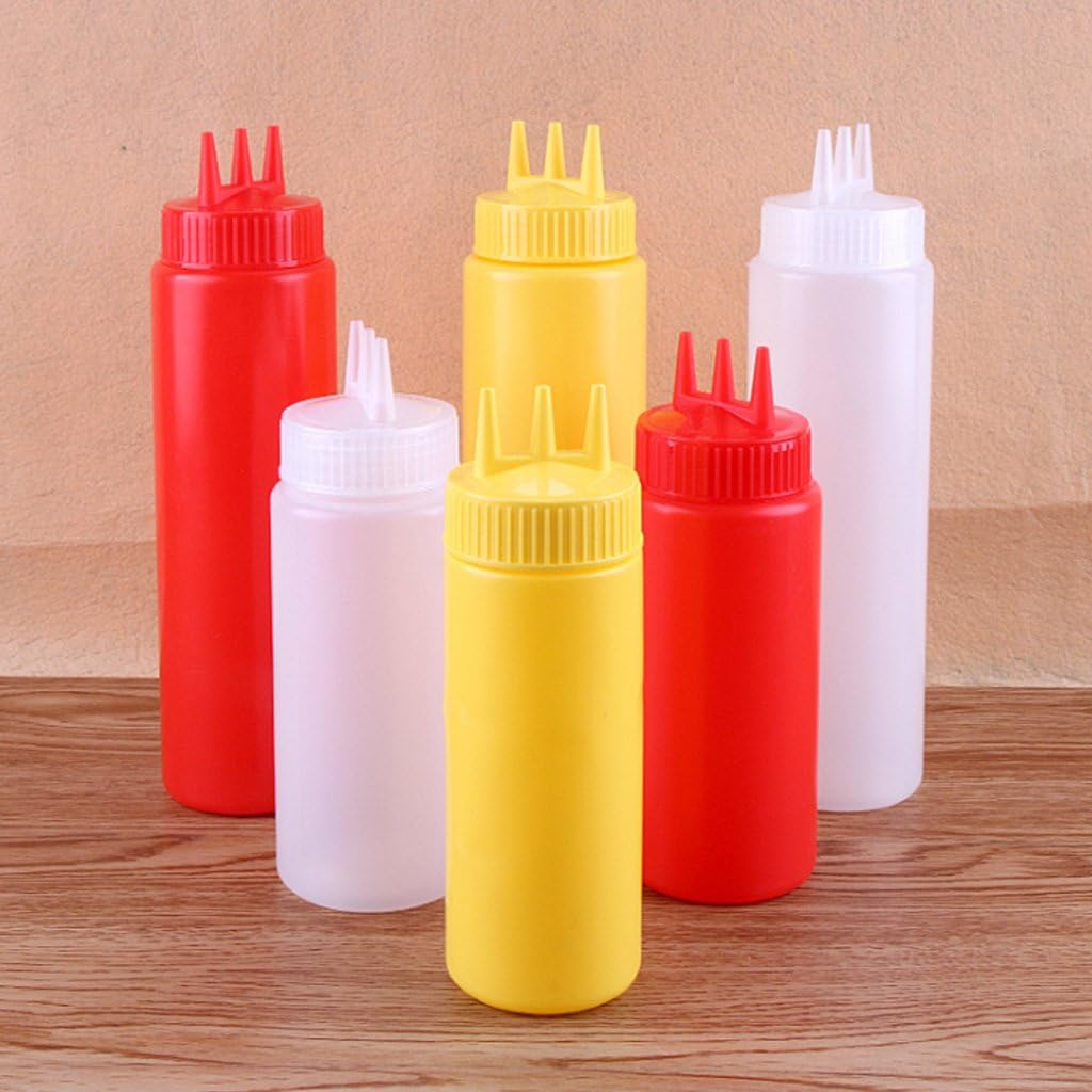 Hejhncii 3-Hole Squeeze Bottle